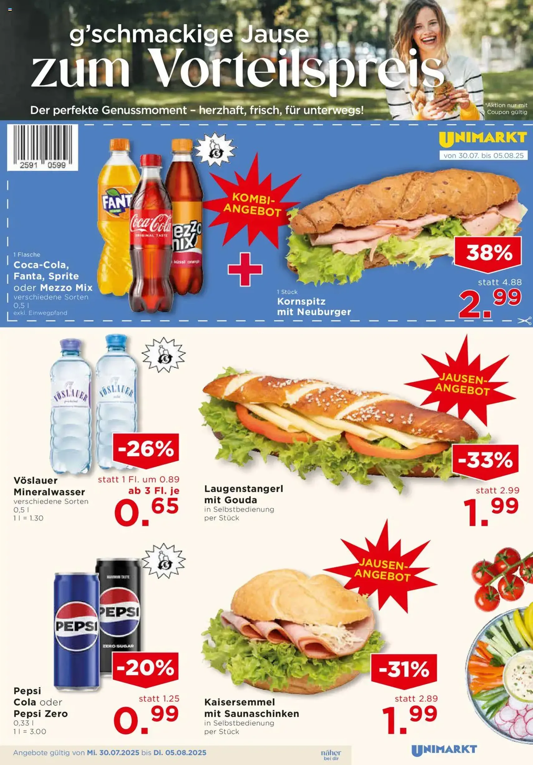 Unimarkt Süd - Gültiger Prospekt ab 30.07.2025, Seite 5 von insgesamt 16 Unimarkt Süd - Gültiger Prospekt ab 30.07.2025, Seite 5 von insgesamt 16