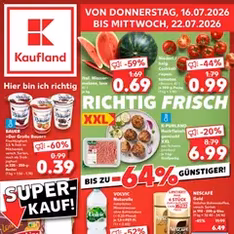 Kaufland Prospekt - Prospekt Vorschau gültig ab 16.07.2026