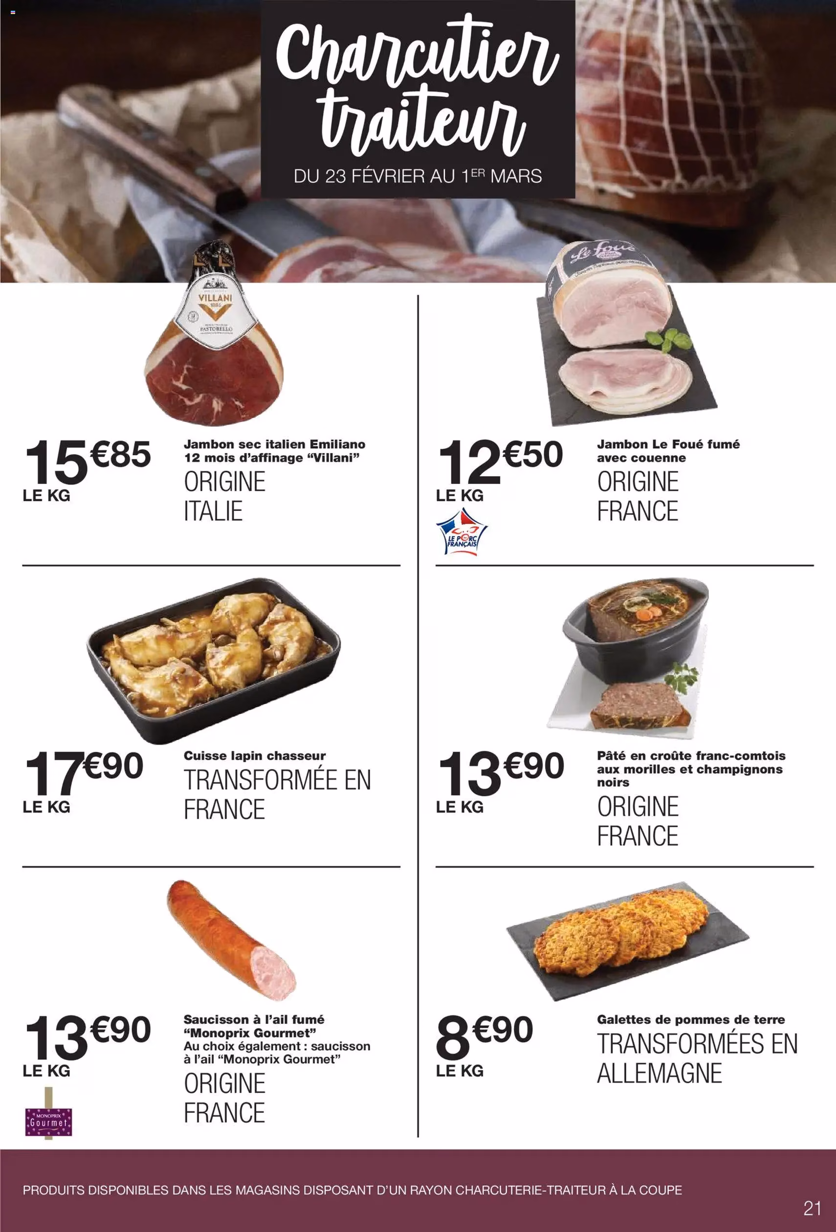 Monoprix catalogue - brochure valable à partir du 17/02/2026, page 21 sur 57