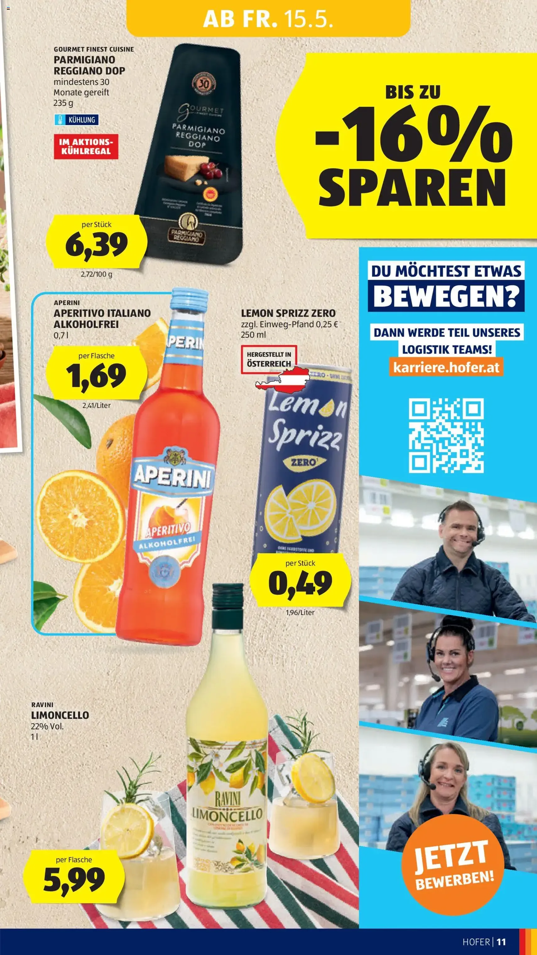 Hofer Flugblatt - Gültiger Prospekt ab 15.05.2026, Seite 15 von insgesamt 46