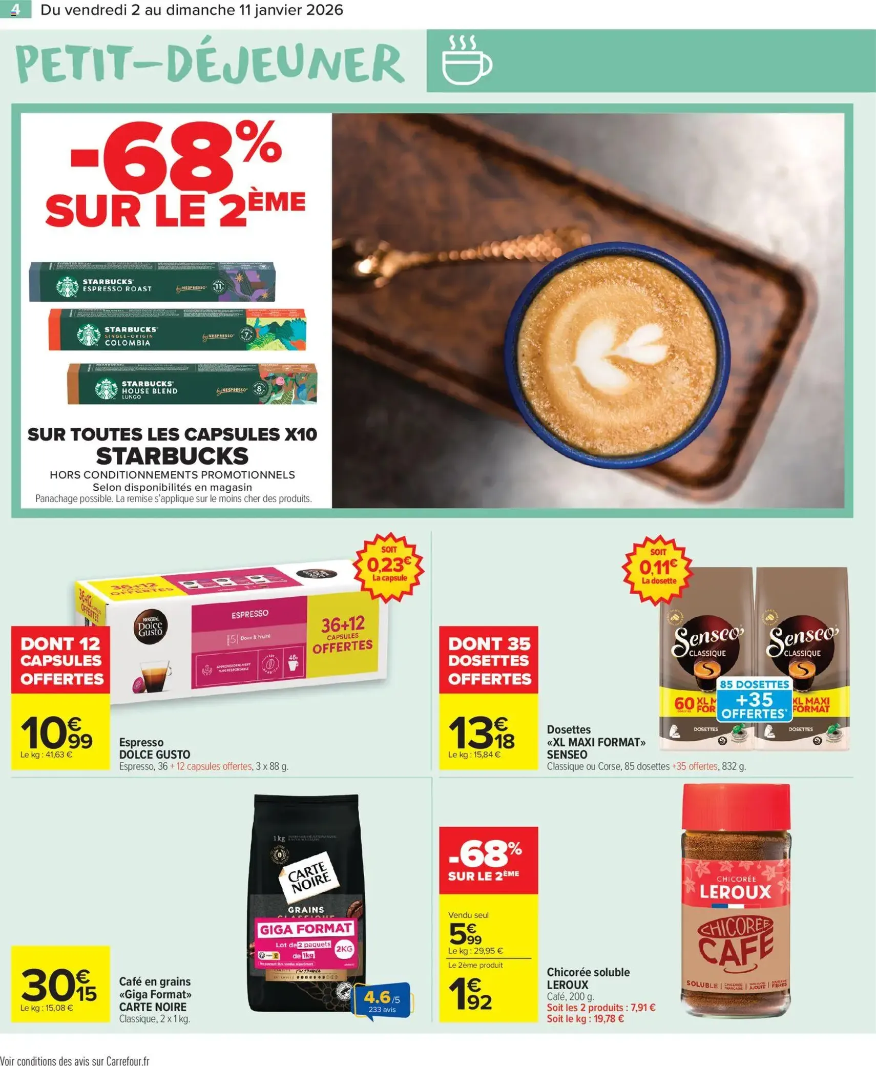 Carrefour Market catalogue semaine 1 - brochure valable à partir du 02/01/2026, page 6 sur 64