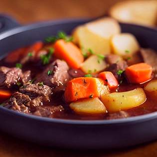 Recipe preview Delicious Carne con papas