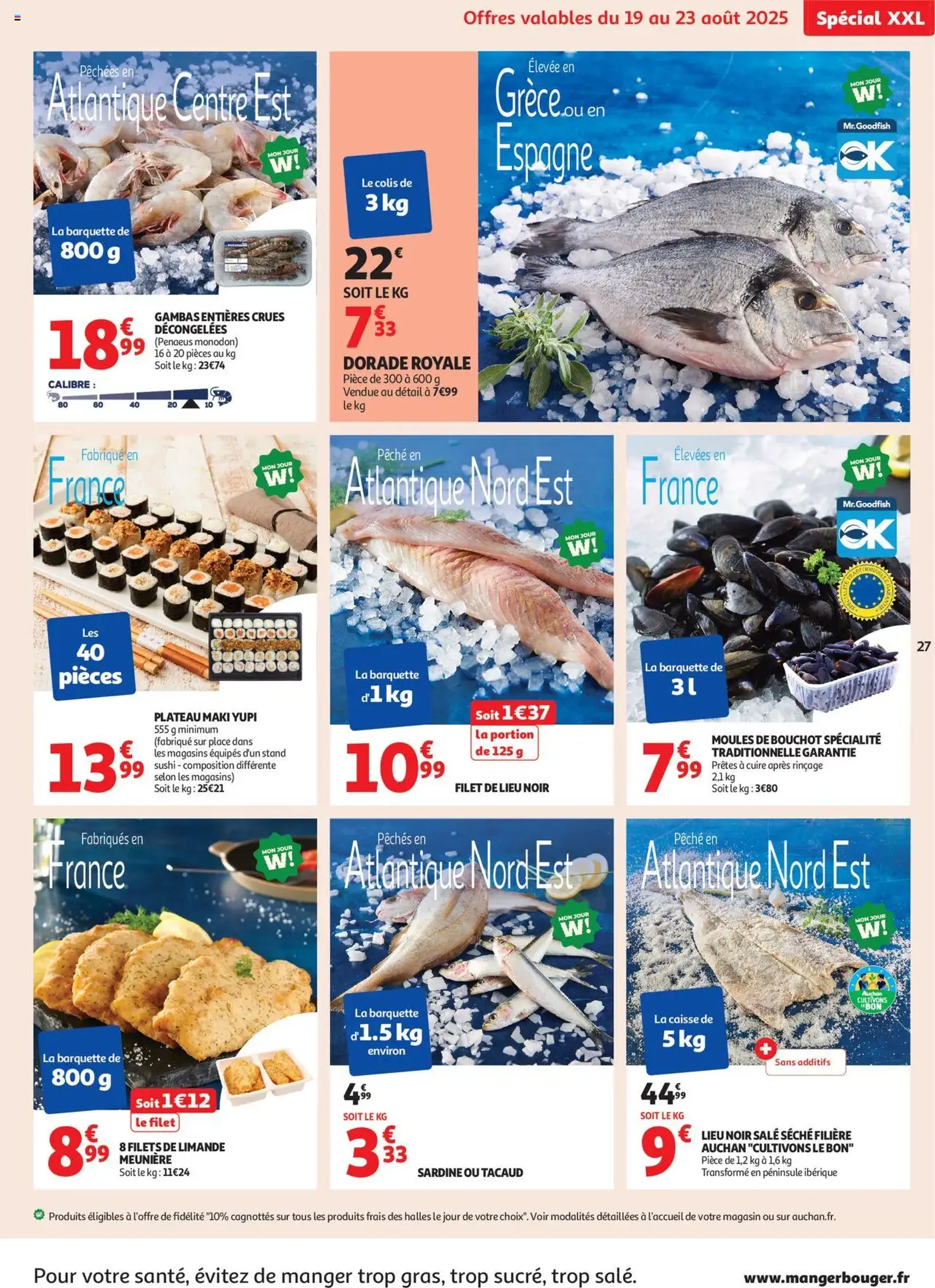 Auchan prospectus - brochure valable à partir du 19/08/2025, page 27 sur 46 Auchan prospectus - brochure valable à partir du 19/08/2025, page 27 sur 46