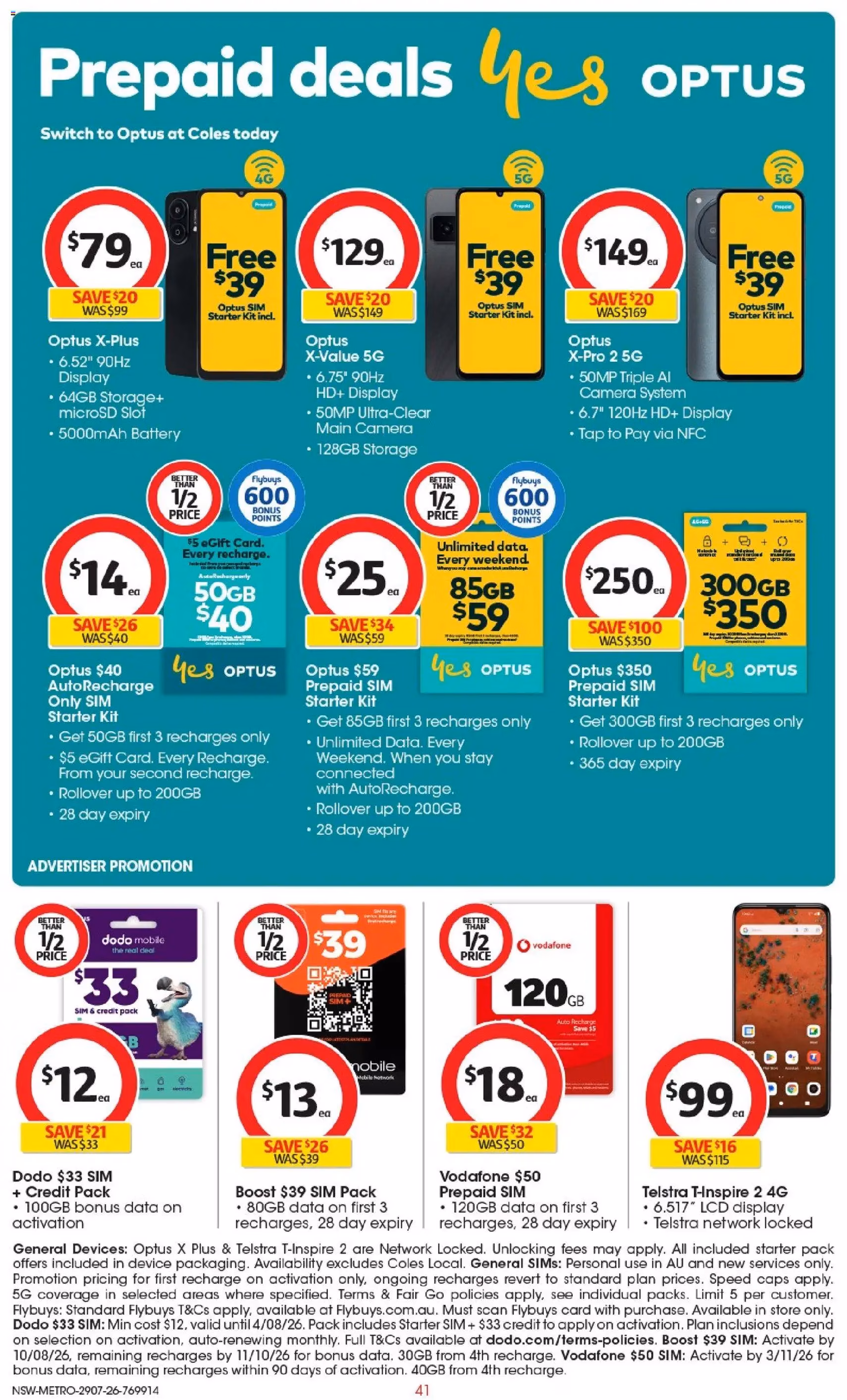 Coles catalogue - valid flyer from 29/07/2026, page 41 of 46