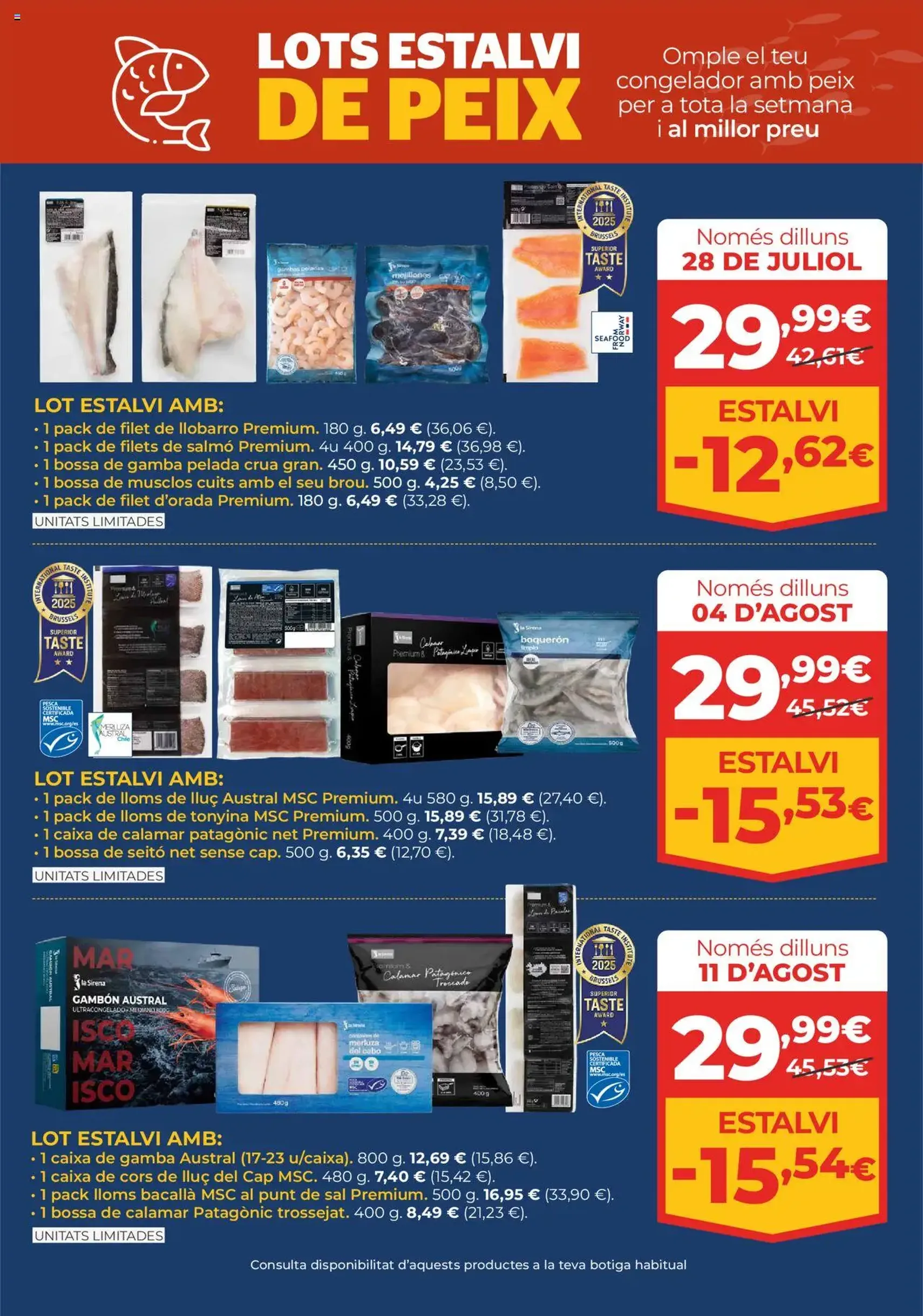 La Sirena - Folleto - folleto válido desde 24/07/2025 página 10 de 12 La Sirena - Folleto - folleto válido desde 24/07/2025 página 10 de 12