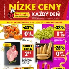 Biedronka leták - náhľad letáku platný od 27.12.2025