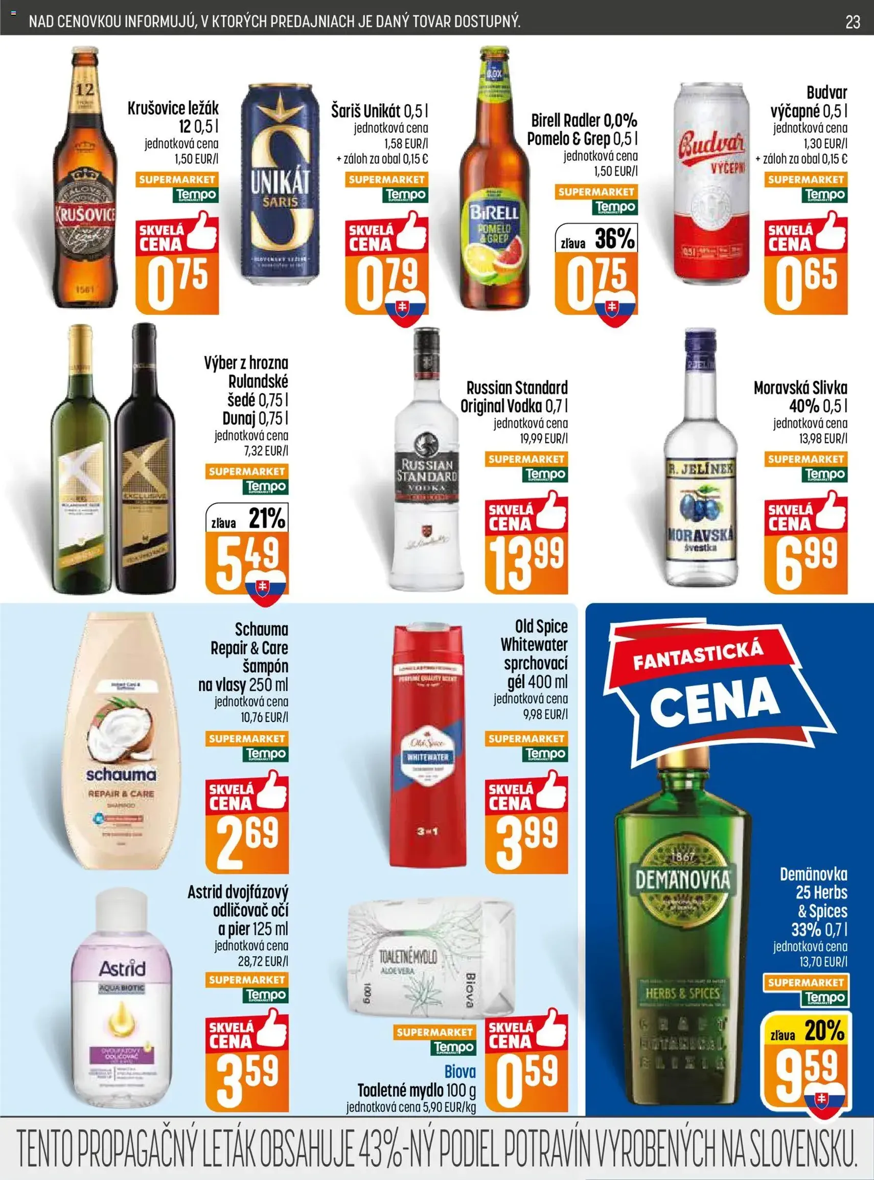 COOP Jednota leták - platný leták od 07.05.2026 strana 23 z 28