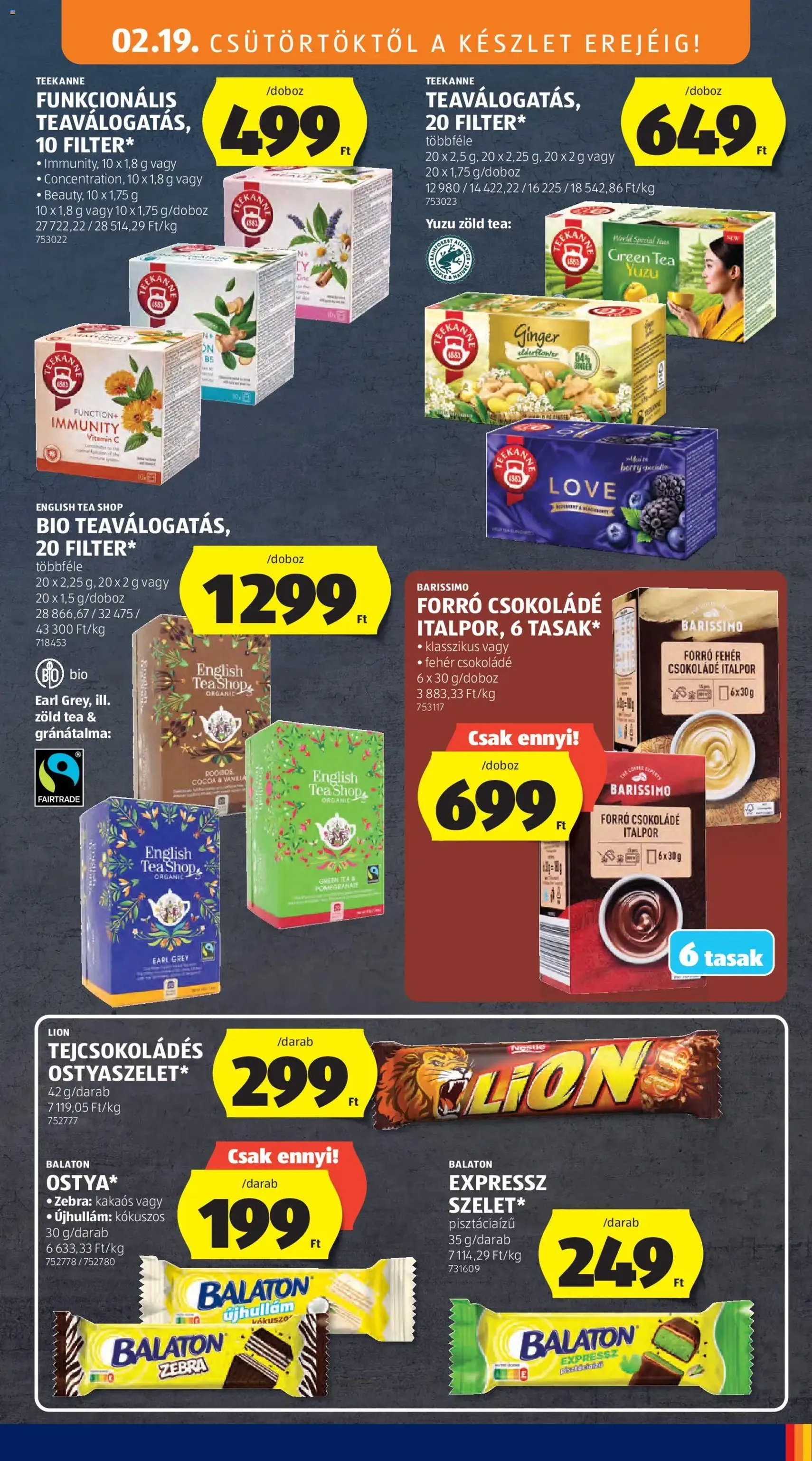 Aldi Akciós újság - 2026.02.19. érvényes szórólap 17 oldal 49 oldalból