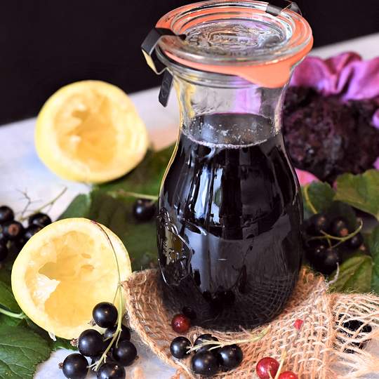 Anteprima ricetta Sciroppo di ribes senza cottura