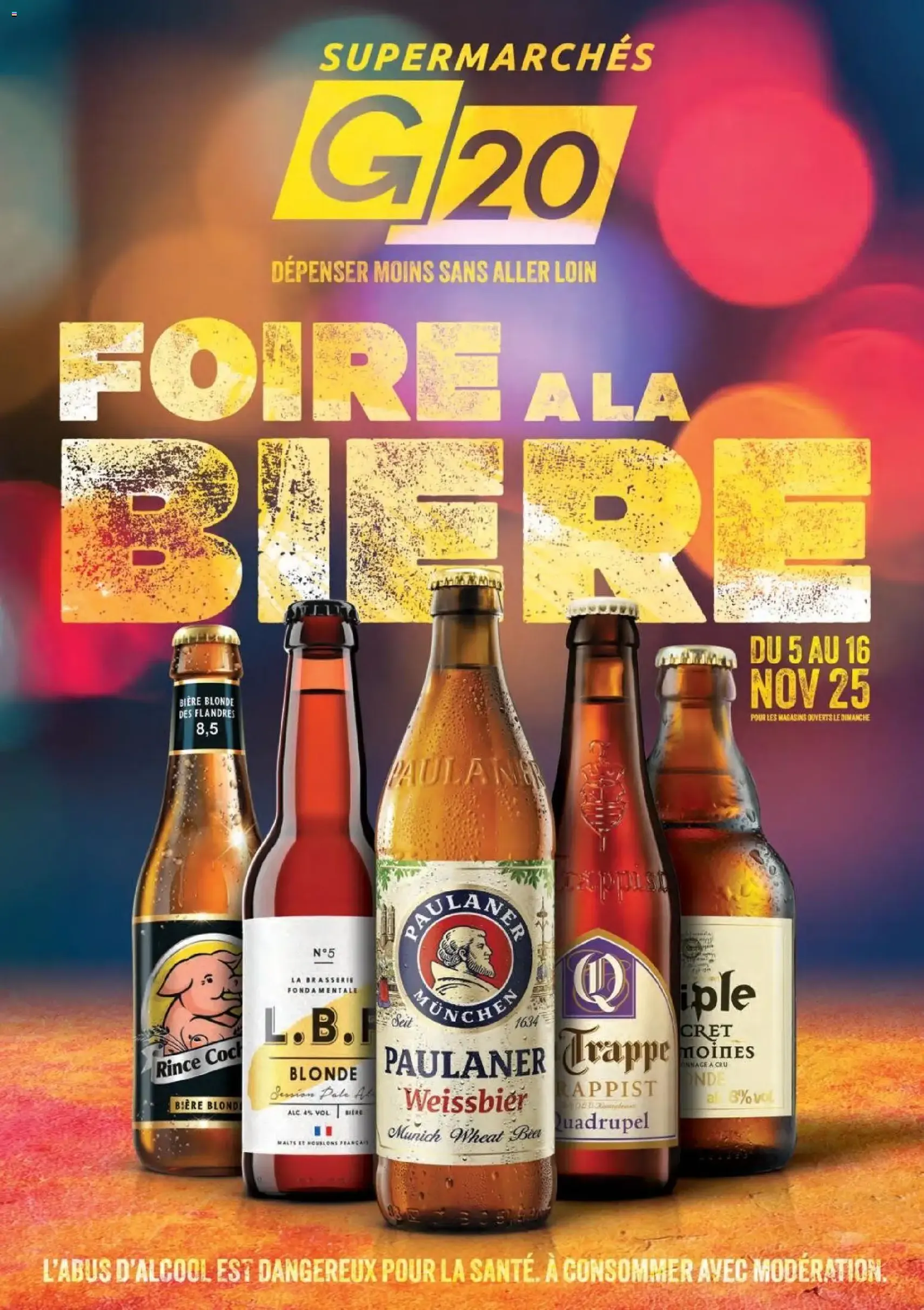 G20 Supermarchés catalogue - brochure valable à partir du 05/11/2025, page 1 sur 20