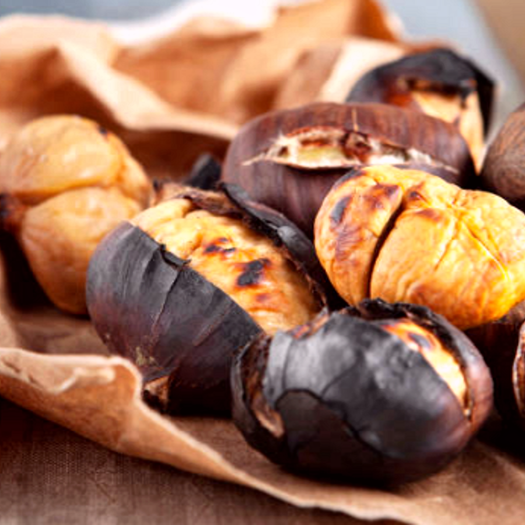 Castagne al forno