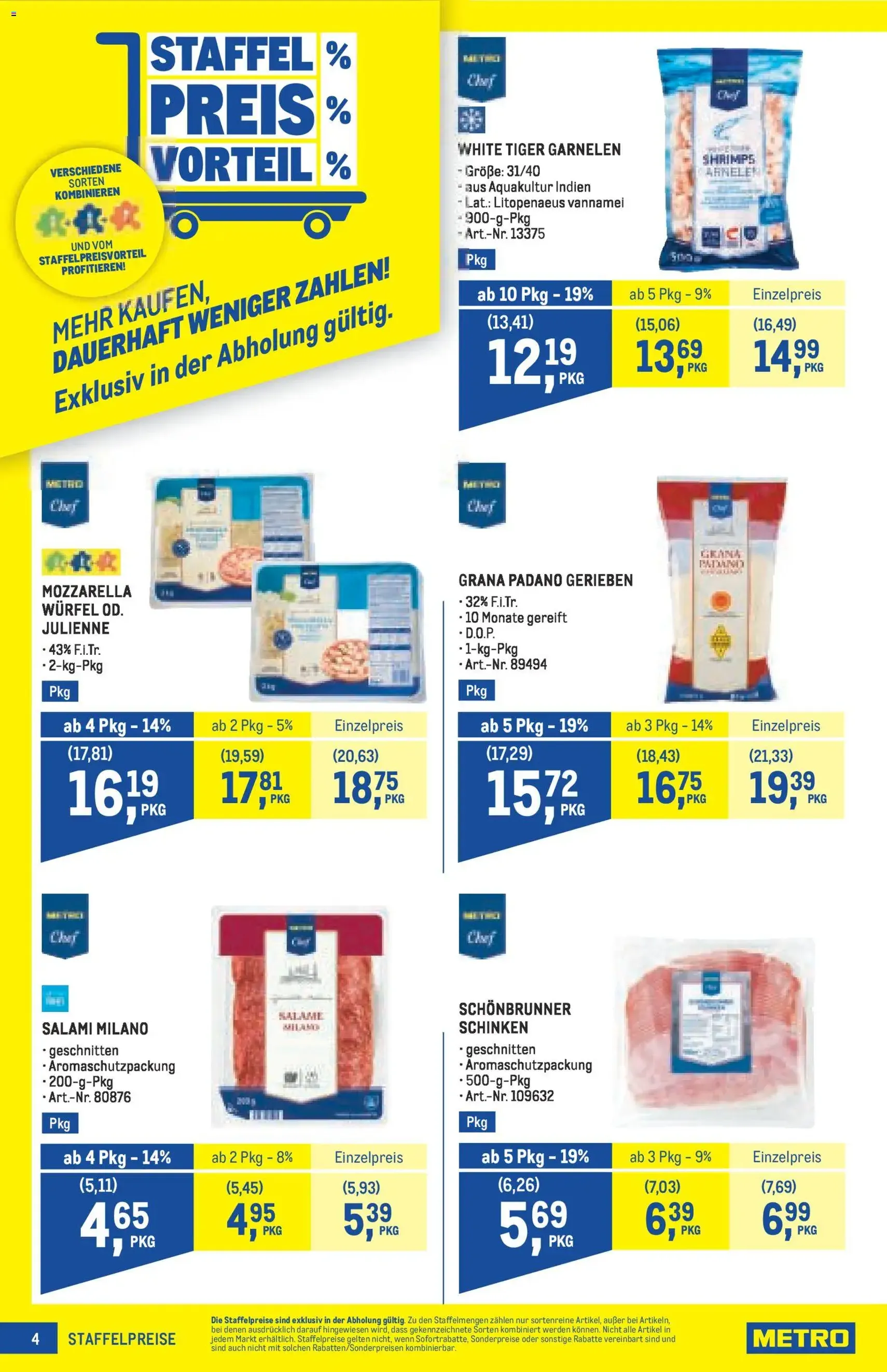 Metro angebote Profi - Gültiger Prospekt ab 05.03.2026, Seite 4 von insgesamt 72