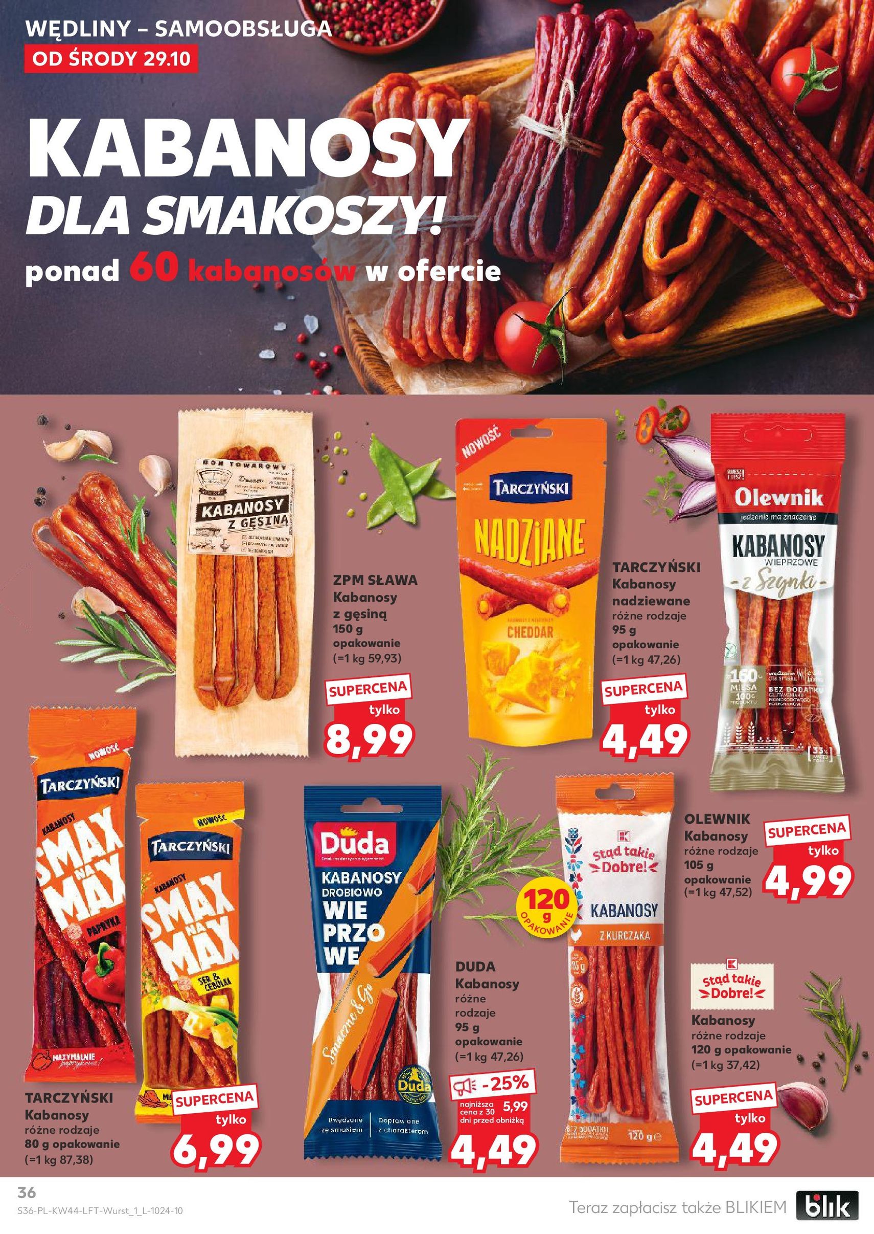 Kaufland gazetka - ważny gazetka od 29.10.2025 strona 36 z 63 Kaufland gazetka - ważny gazetka od 29.10.2025 strona 36 z 63