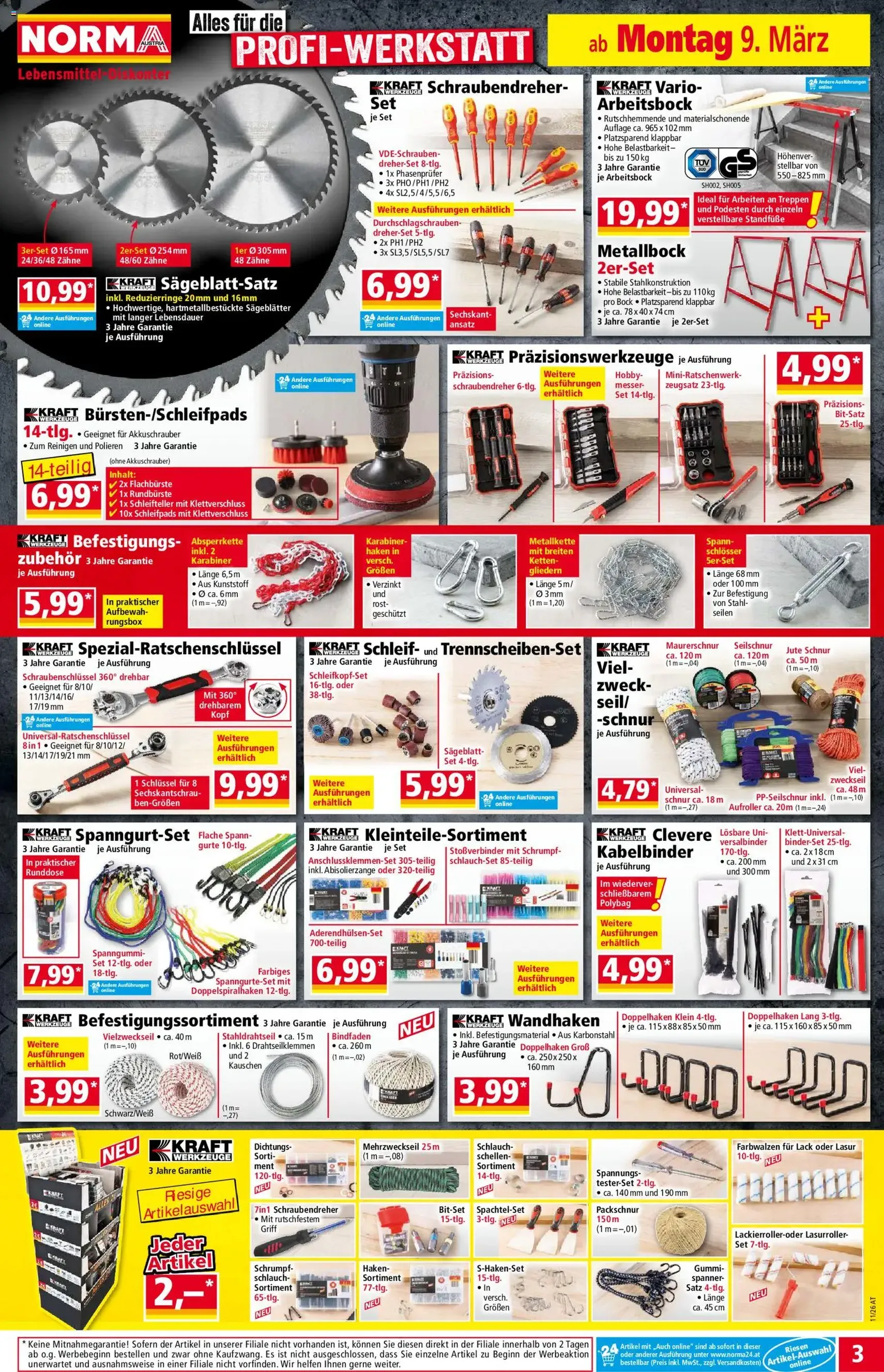 Norma Flugblatt - Gültiger Prospekt ab 09.03.2026, Seite 3 von insgesamt 18