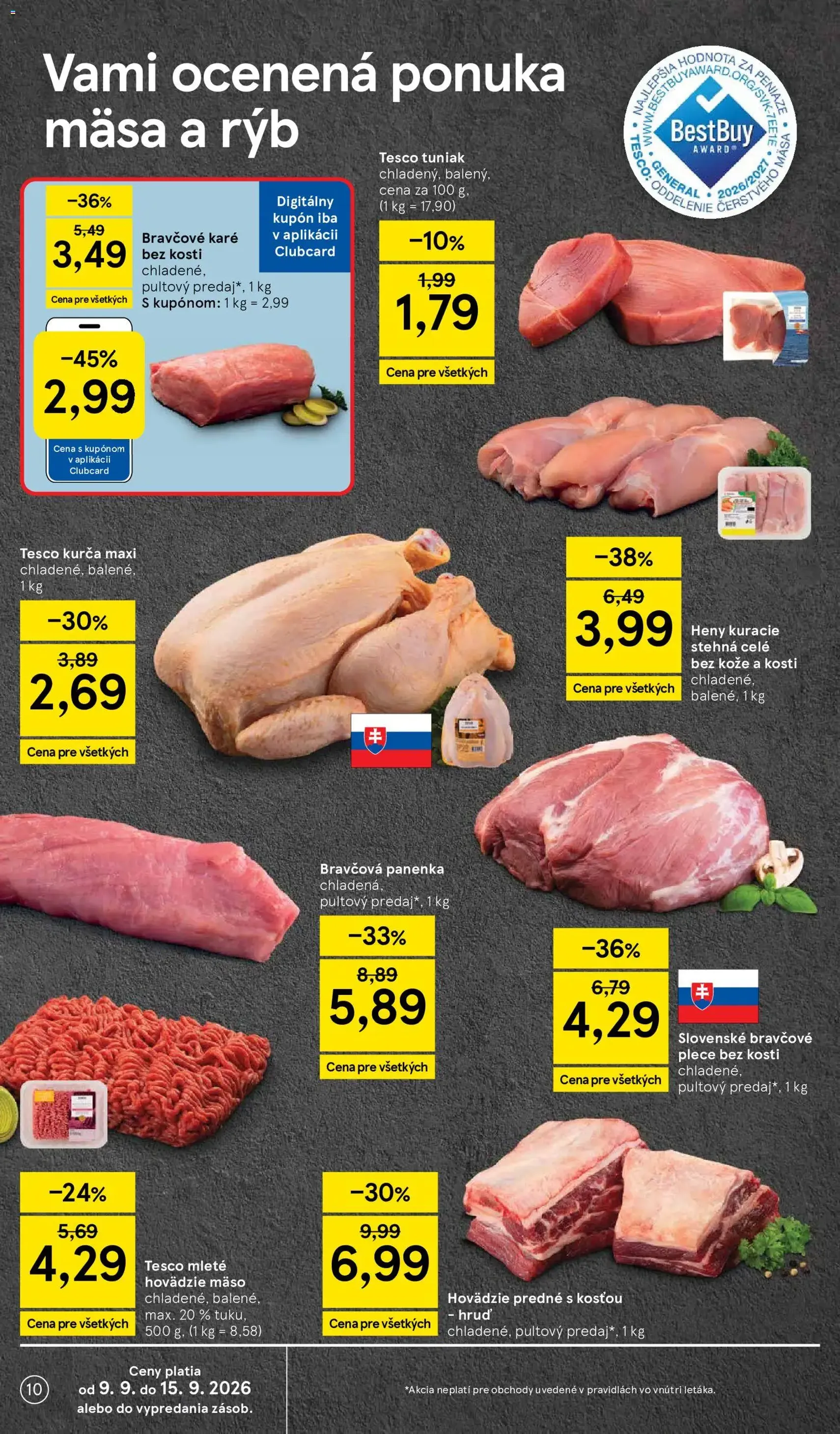 Tesco Hypermarket - leták - platný leták od 09.09.2026 strana 10 z 46