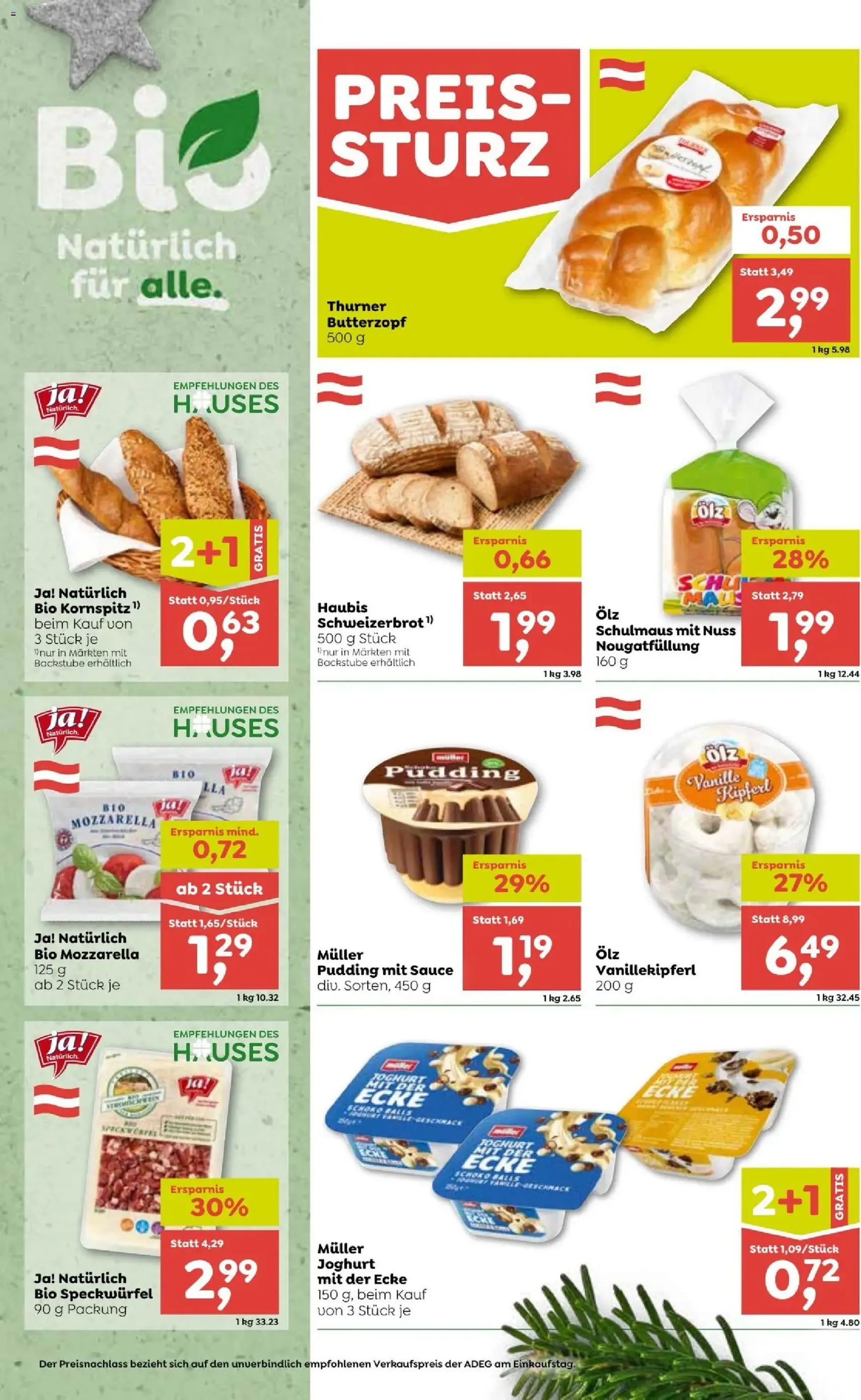 ADEG Flugblatt - Gültiger Prospekt ab 27.11.2025, Seite 2 von insgesamt 12