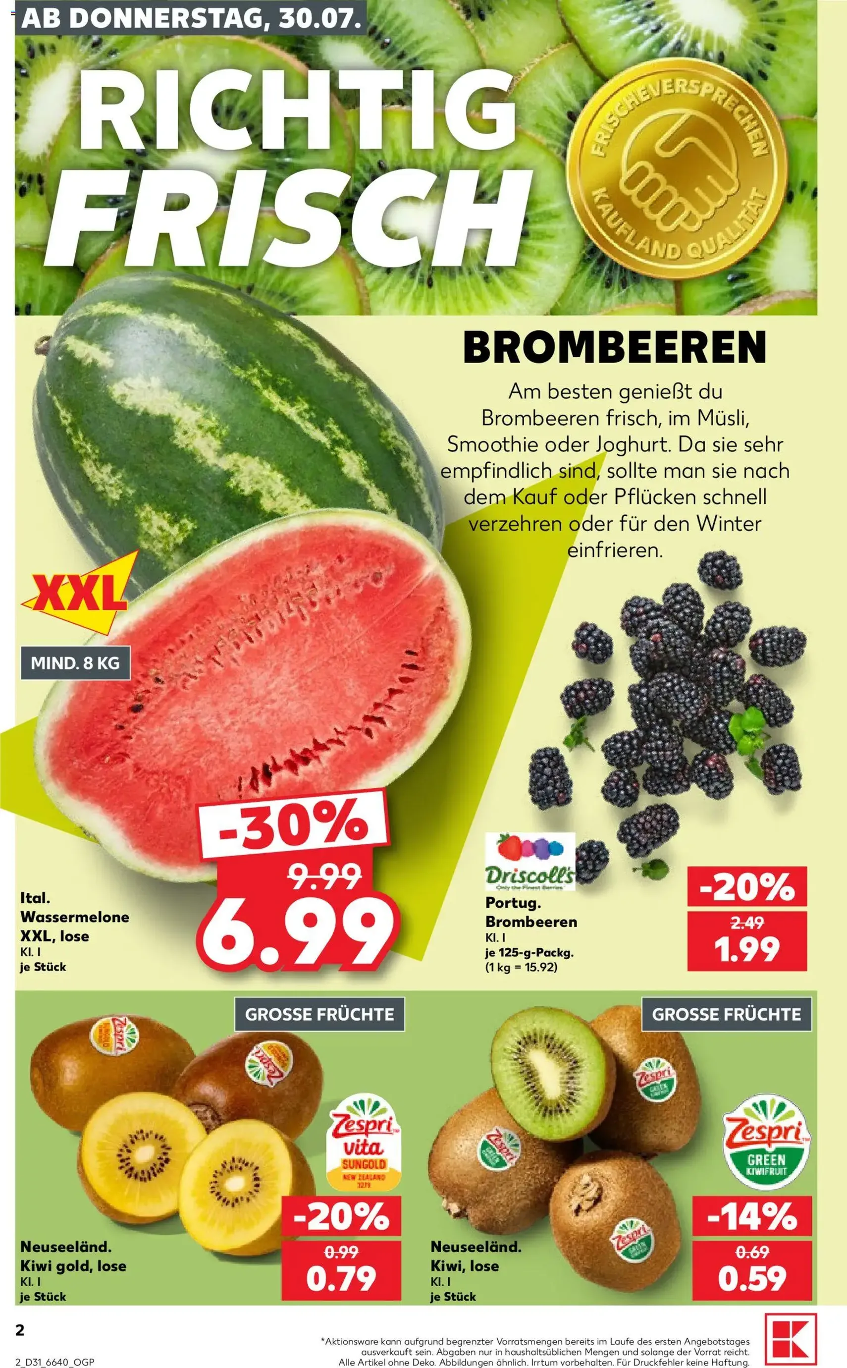 Kaufland DE -DE Folder - geldige folder vanaf 30-07-2026 pagina 2 van 66