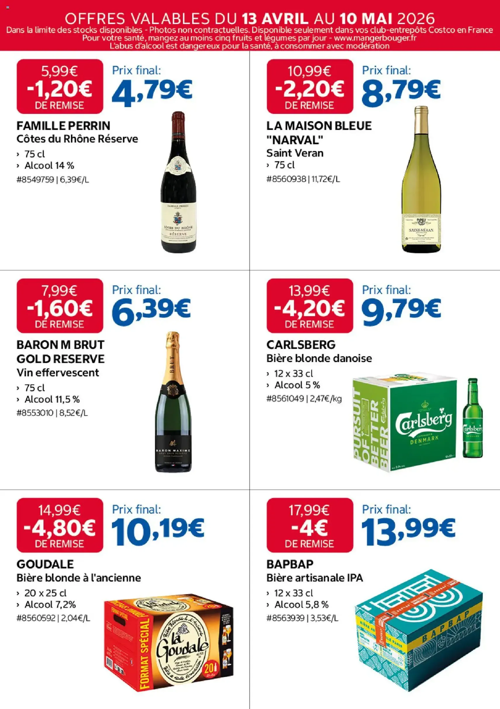 Costco catalogue - brochure valable à partir du 13/04/2026, page 8 sur 20
