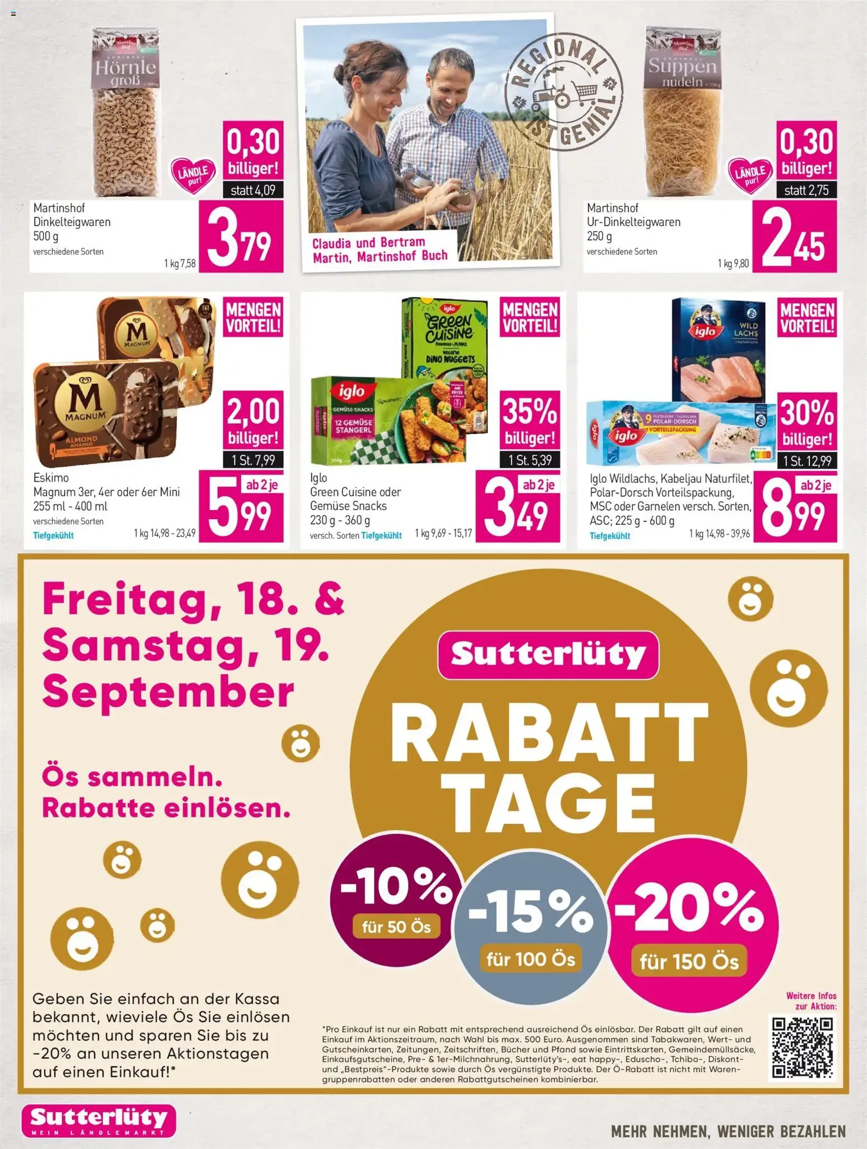 Sutterlüty Flugblatt - Gültiger Prospekt ab 10.09.2026, Seite 18 von insgesamt 20