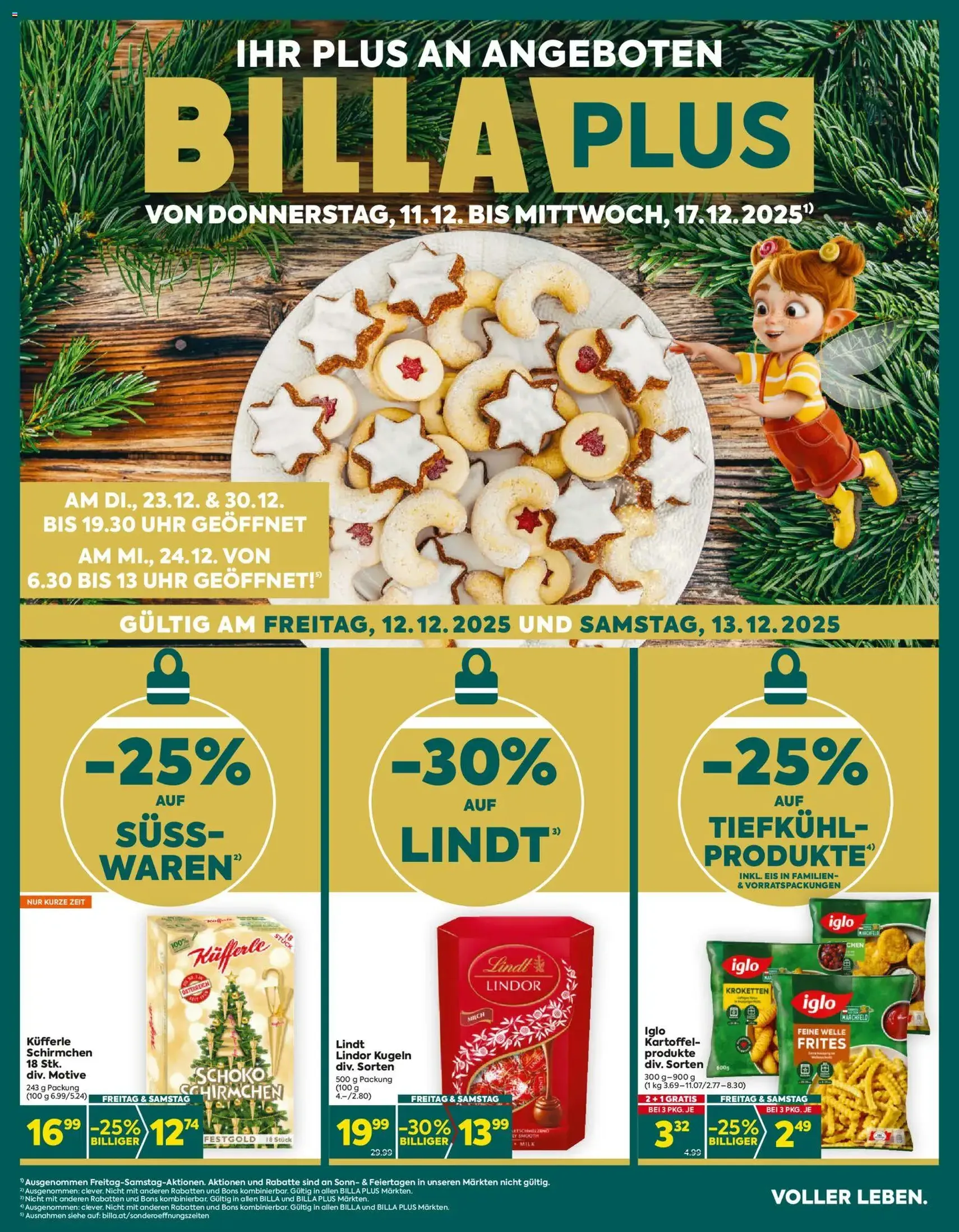 Billa Plus Flugblatt - Gültiger Prospekt ab 11.12.2025, Seite 1 von insgesamt 16