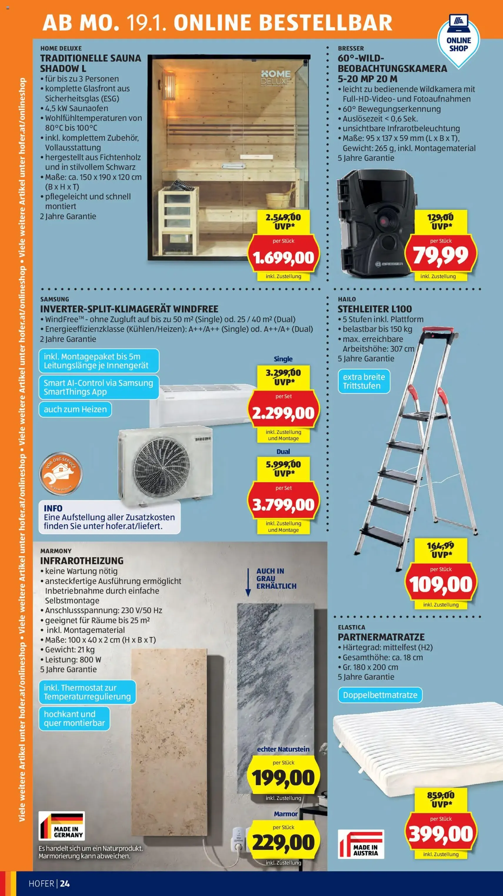 Hofer Flugblatt - Gültiger Prospekt ab 14.01.2026, Seite 28 von insgesamt 41