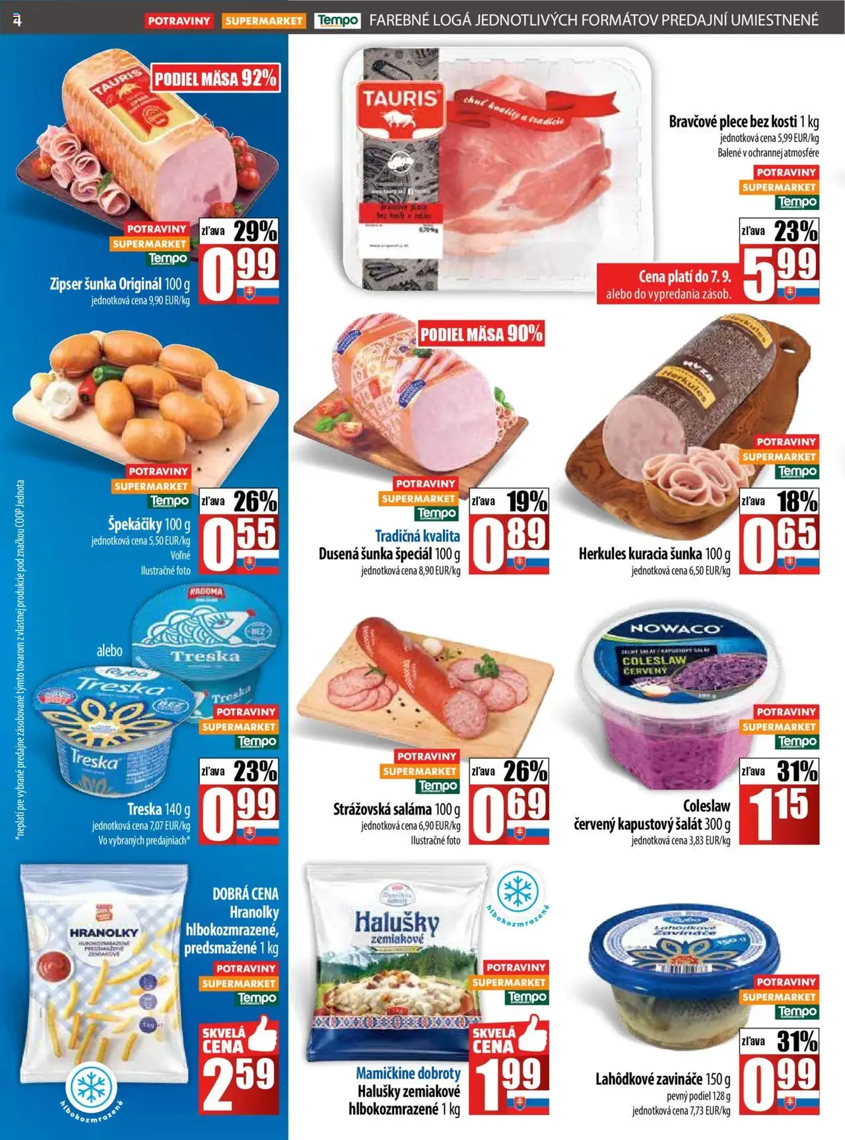 COOP Jednota leták - platný leták od 04.09.2025 strana 4 z 28 COOP Jednota leták - platný leták od 04.09.2025 strana 4 z 28