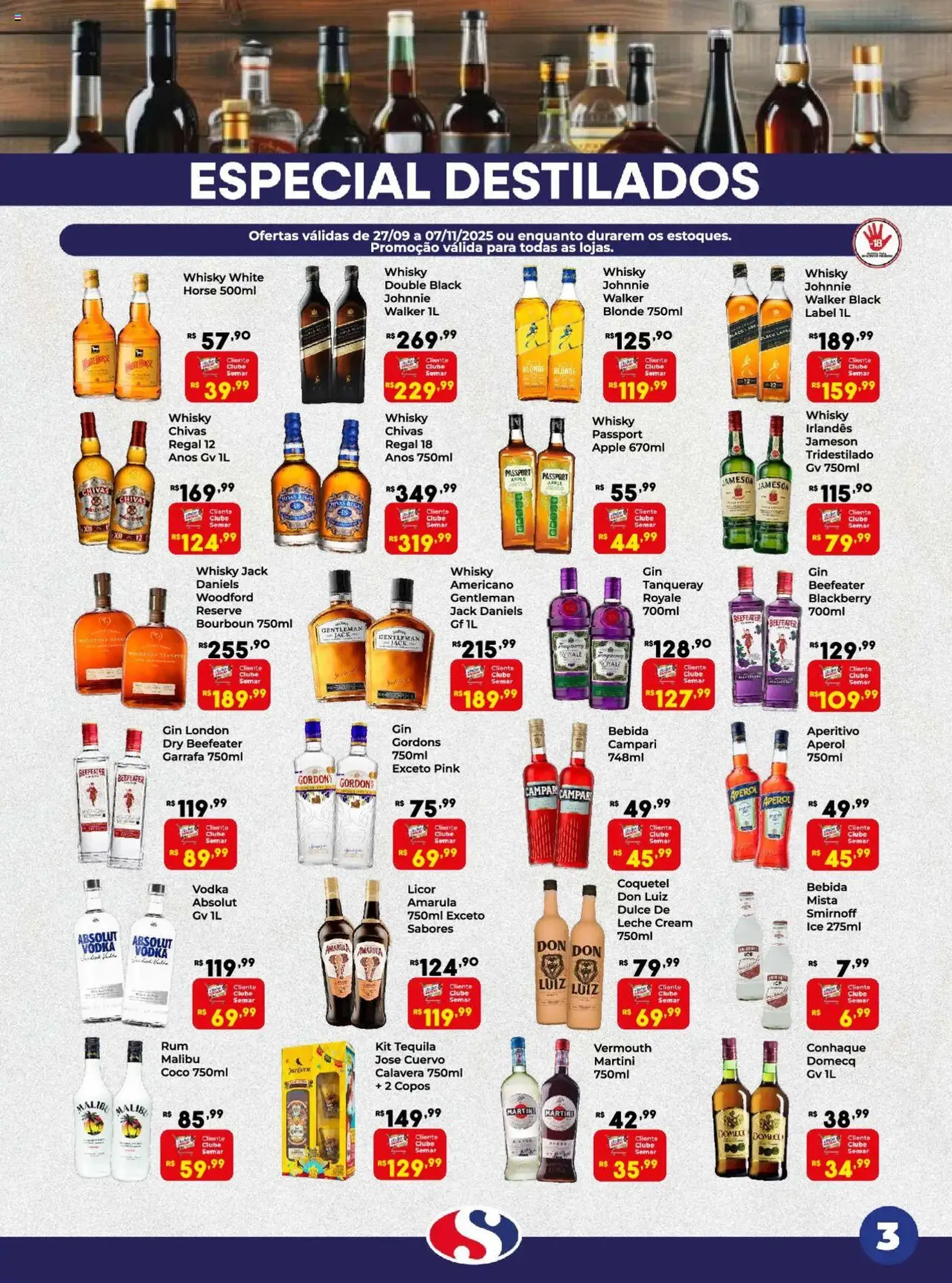Semar Supermercado - Ofertas do Mês - folheto válido a partir de 27/09/2025 página 3 de 24 Semar Supermercado - Ofertas do Mês - folheto válido a partir de 27/09/2025 página 3 de 24