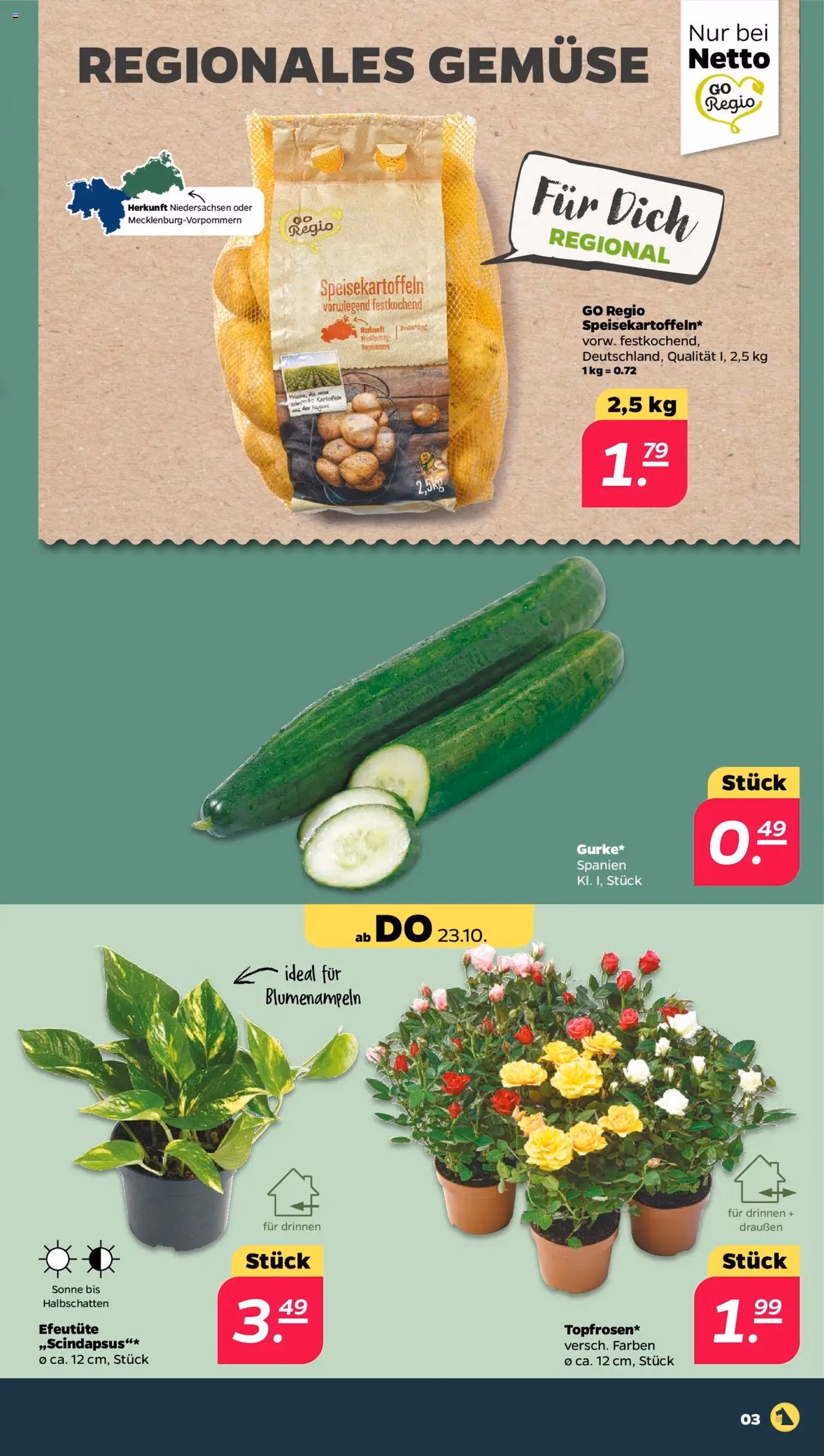 Netto Prospekt - Gültiger Prospekt ab 20.10.2025, Seite 3 von insgesamt 41 Netto Prospekt - Gültiger Prospekt ab 20.10.2025, Seite 3 von insgesamt 41