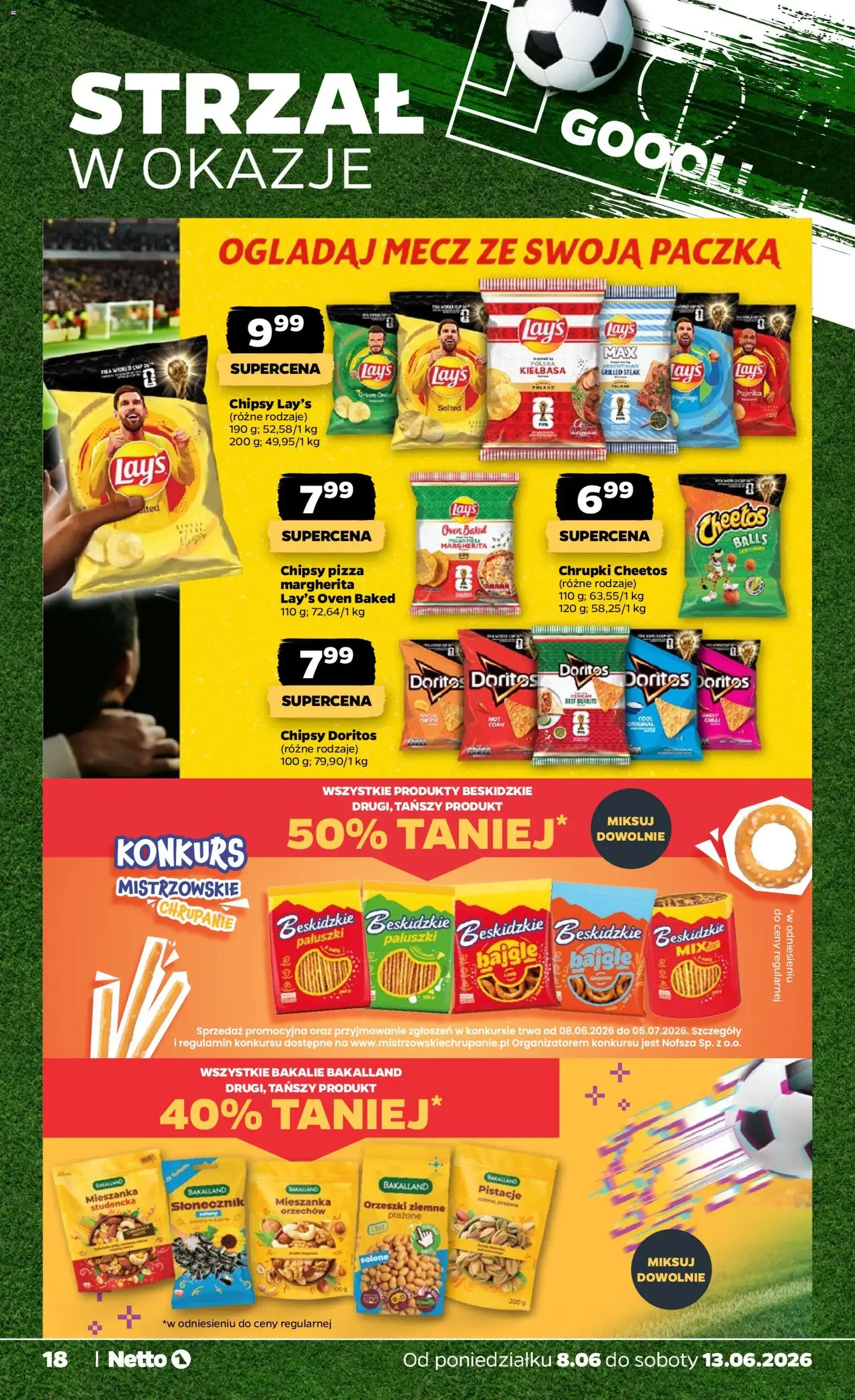 Netto gazetka od poniedziałku spożywcza - ważny gazetka od 08.06.2026 strona 18 z 41
