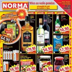 Norma leták - náhled letáku platný od 29.09.2025