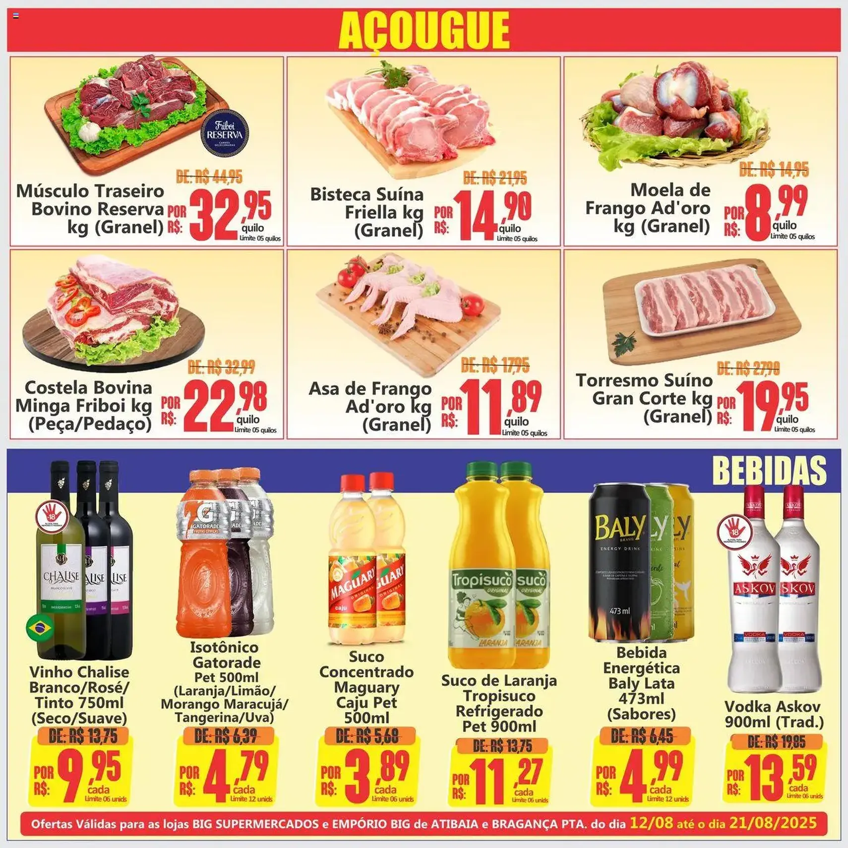 Big Supermercados - Ofertas da semana - folheto válido a partir de 12/08/2025 página 3 de 6