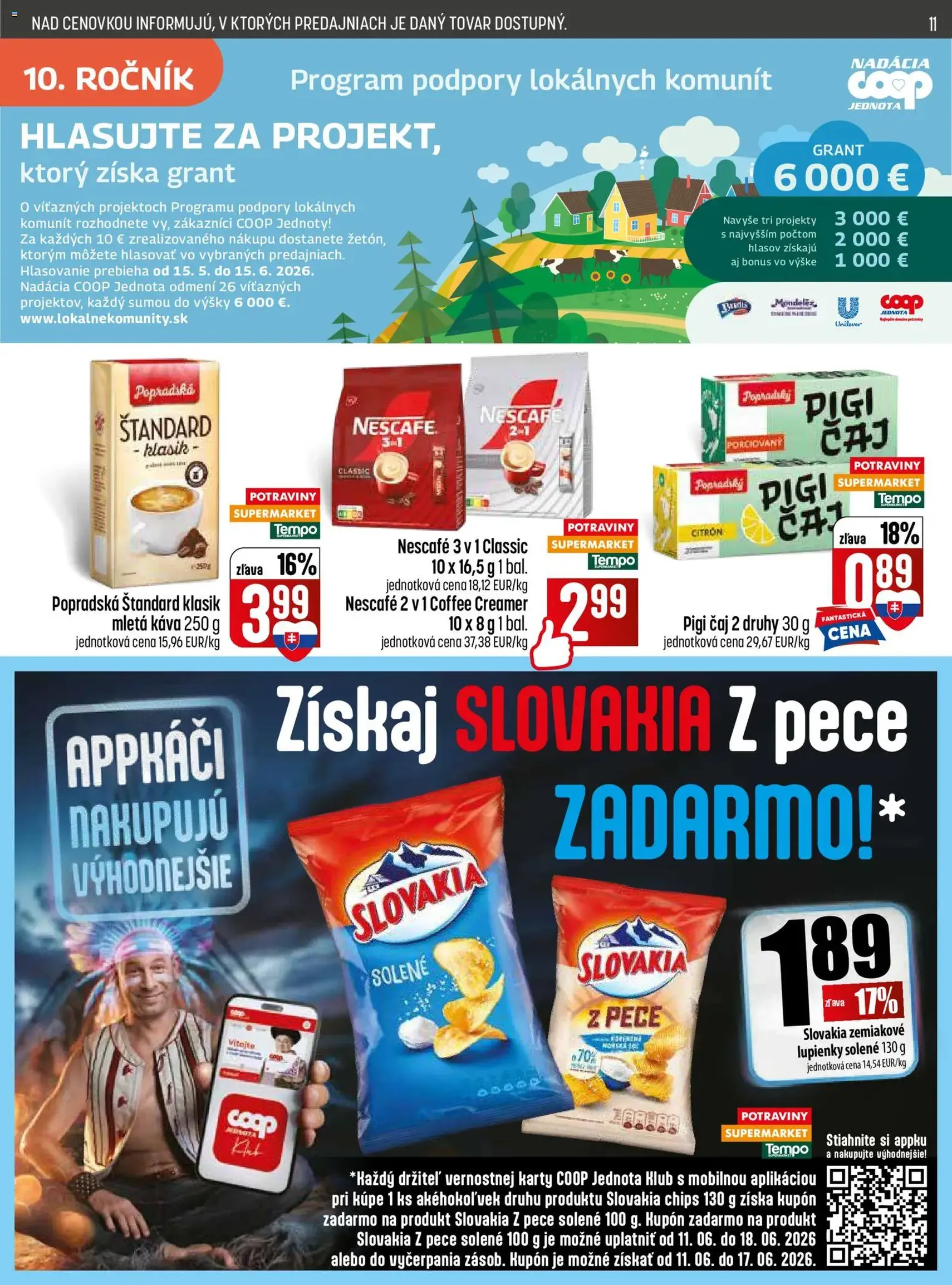COOP Jednota leták - platný leták od 11.06.2026 strana 11 z 32