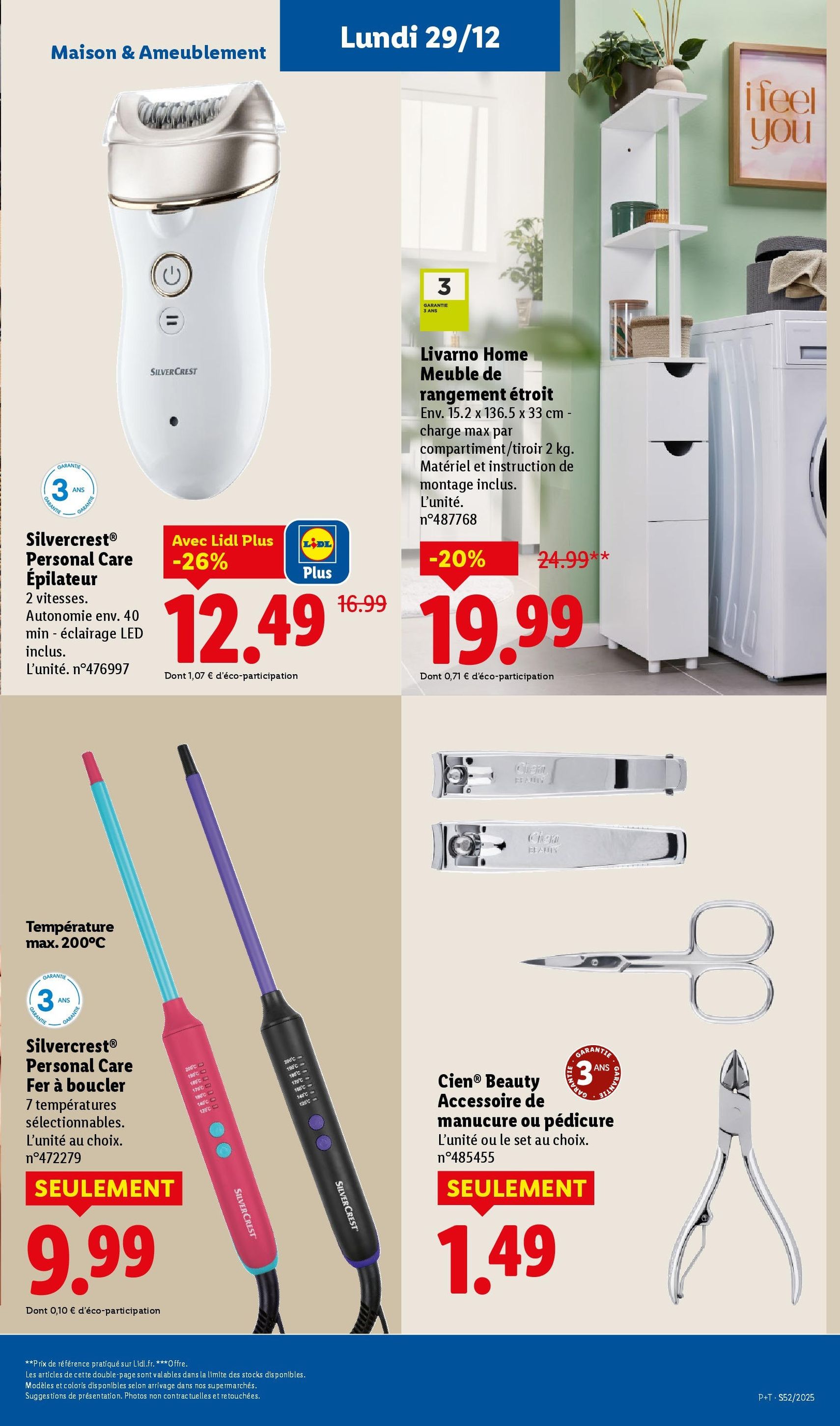 LIDL catalogue semaine 52 - brochure valable à partir du 27/12/2025, page 63 sur 84