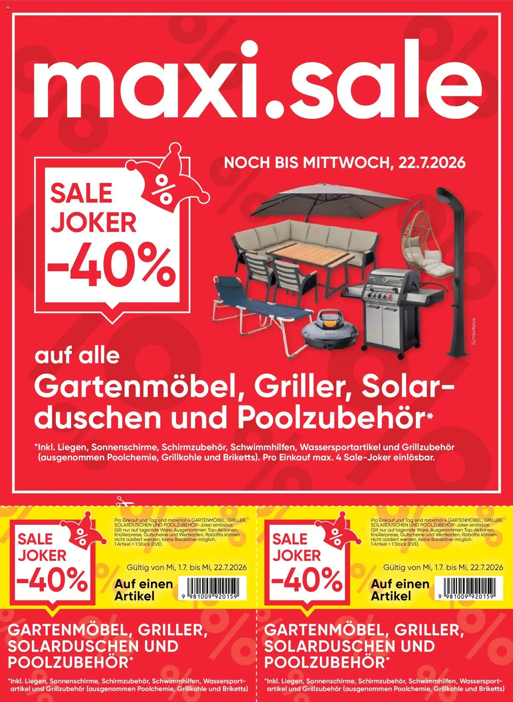 Maximarkt Flugblatt - Gültiger Prospekt ab 09.07.2026, Seite 22 von insgesamt 24