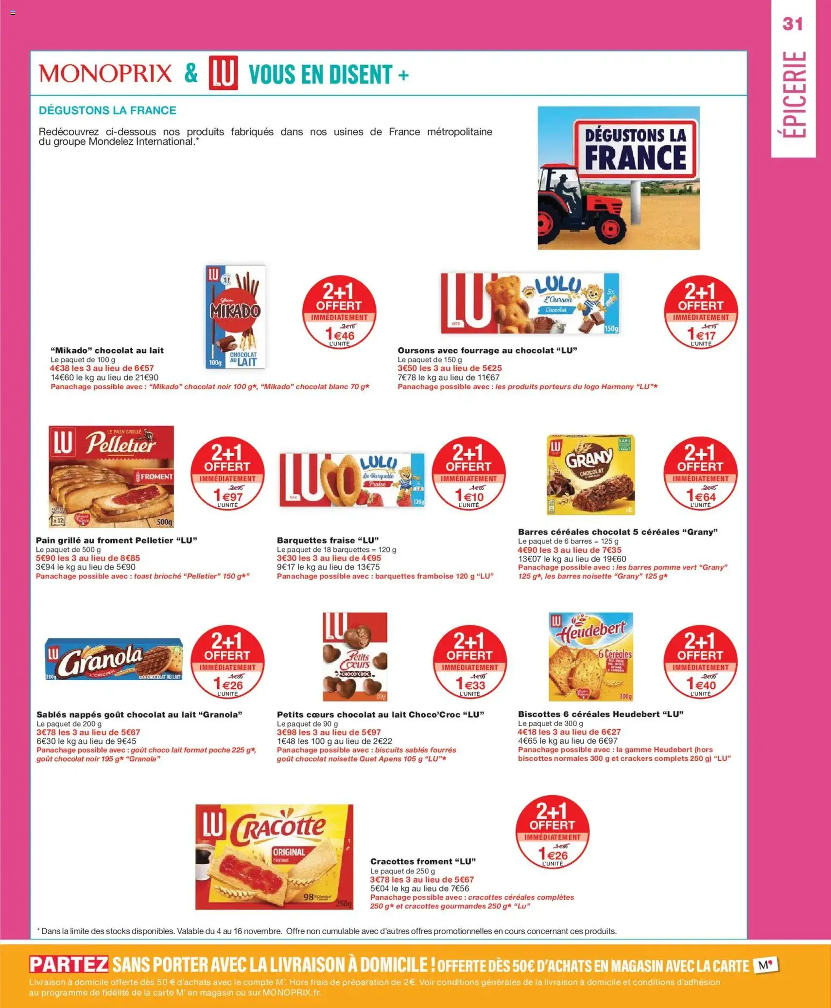 Monoprix catalogue - brochure valable à partir du 04/11/2025, page 31 sur 69