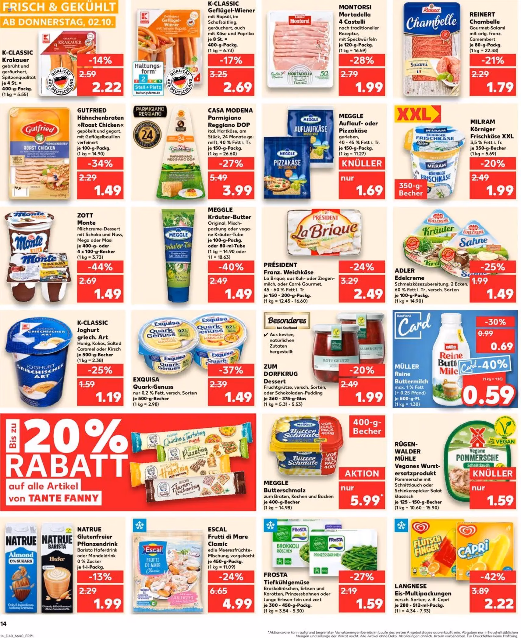 Kaufland Prospekt - Gültiger Prospekt ab 02.10.2025, Seite 14 von insgesamt 34