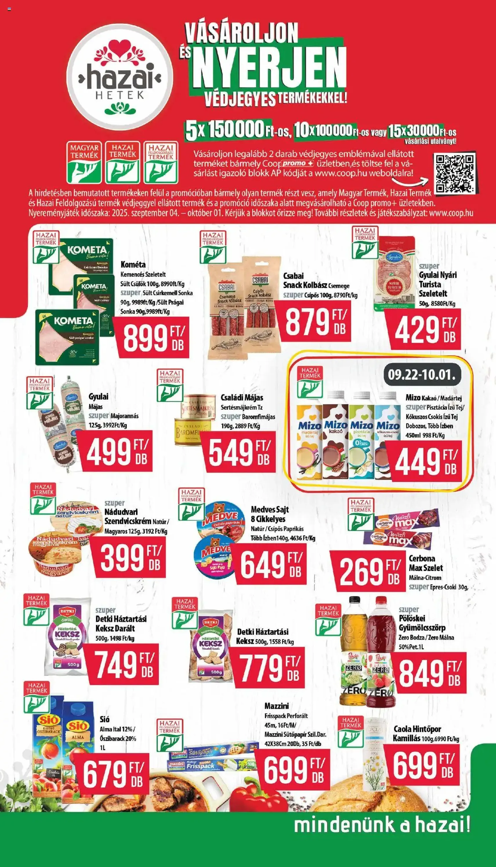 COOP Akciós újság - 2025.09.18. érvényes szórólap 5 oldal 12 oldalból