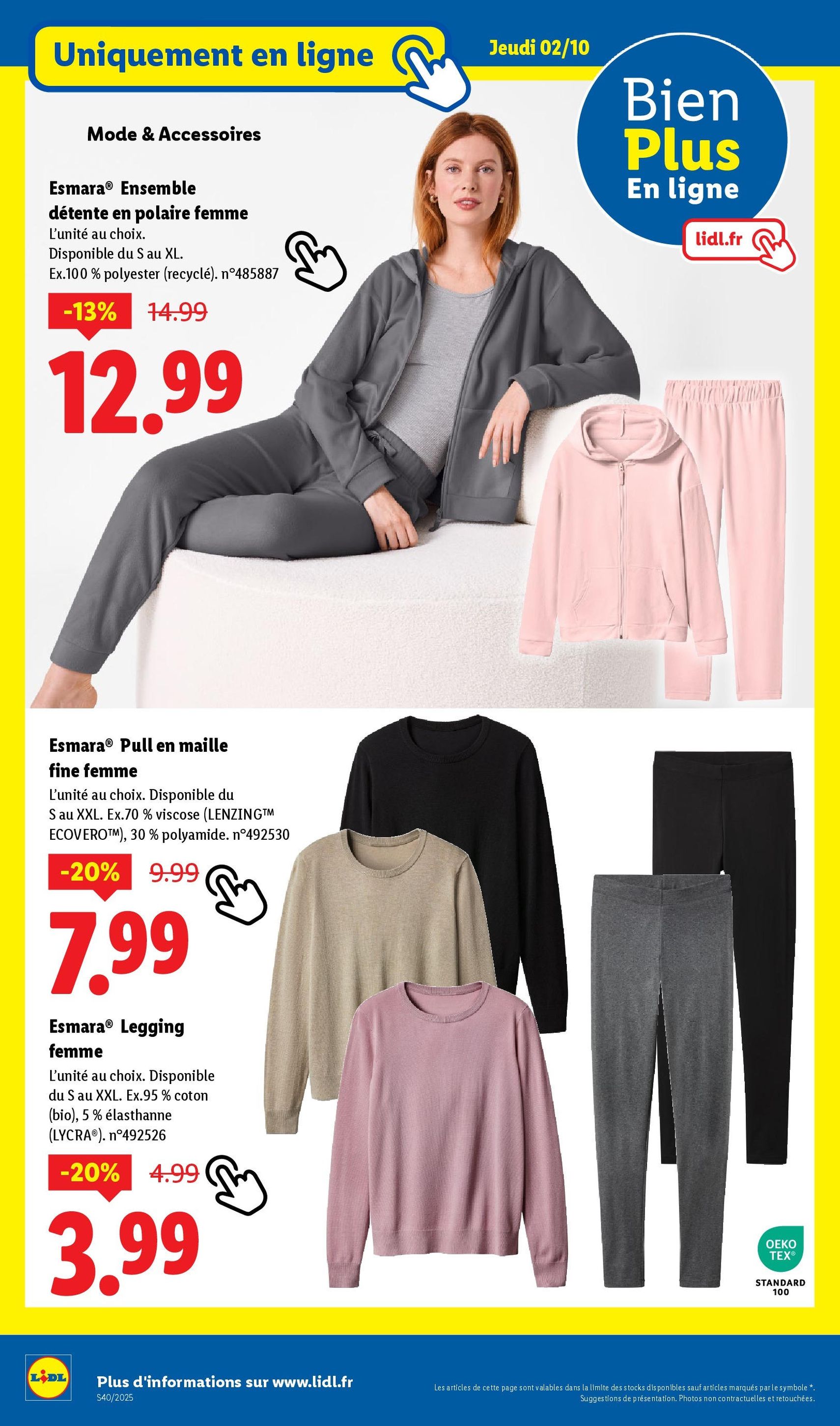 LIDL catalogue semaine 40 - brochure valable à partir du 02/10/2025, page 32 sur 76 LIDL catalogue semaine 40 - brochure valable à partir du 02/10/2025, page 32 sur 76