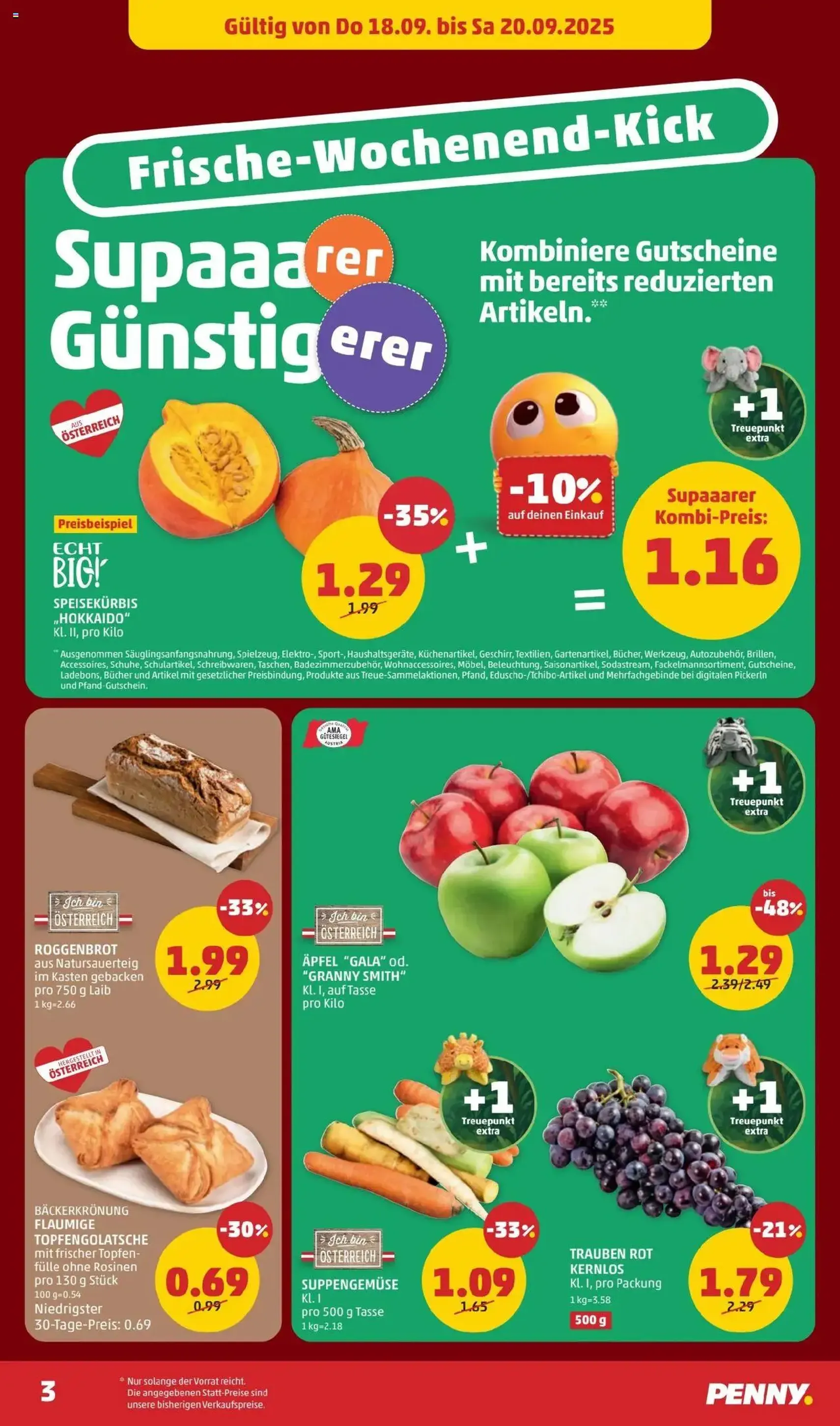 Penny Markt Flugblatt - Gültiger Prospekt ab 18.09.2025, Seite 3 von insgesamt 32