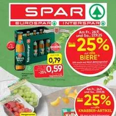 Spar Flugblatt - Prospekt Vorschau gültig ab 25.09.2025