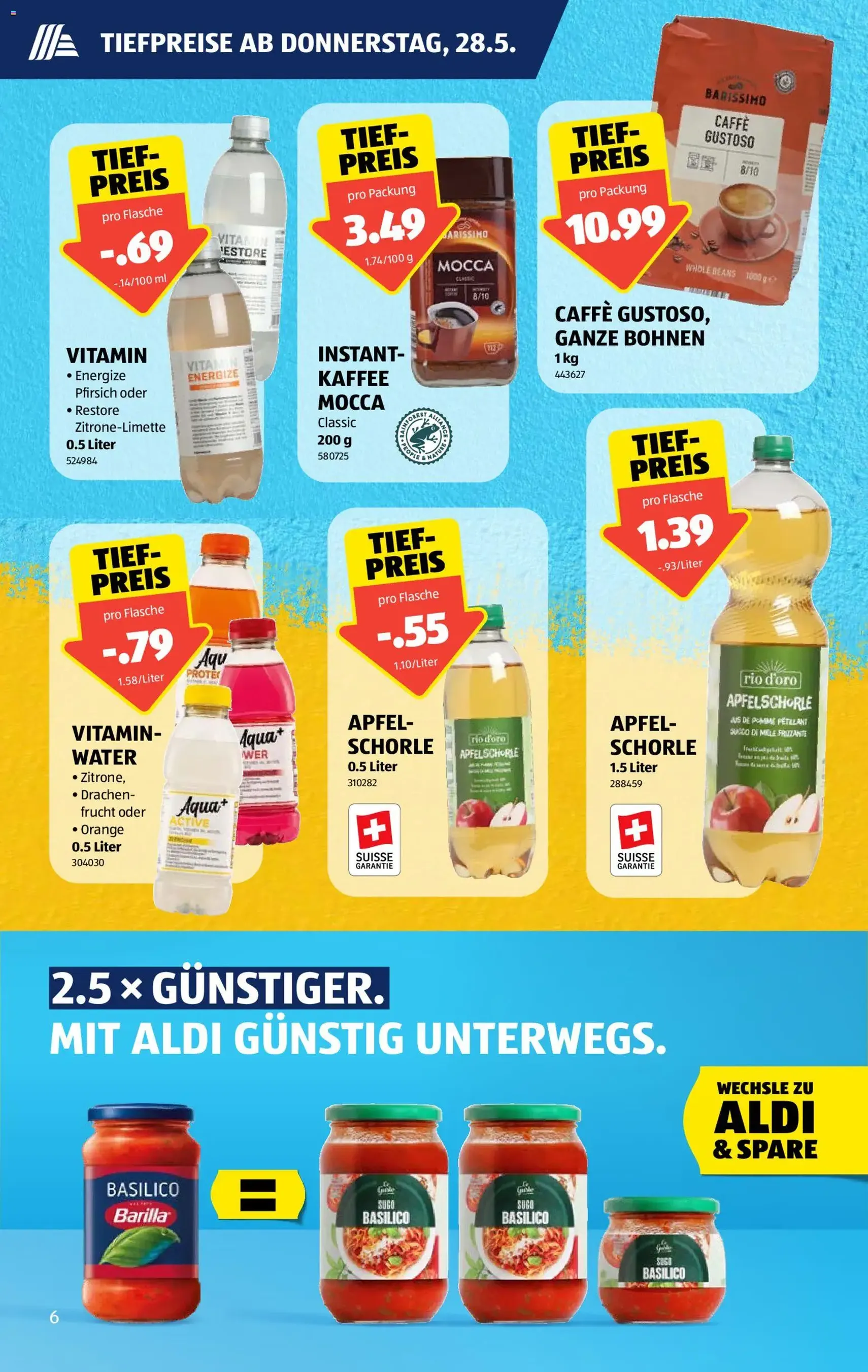 Aldi aktionen - Gültiger Prospekt ab 28.05.2026, Seite 6 von insgesamt 39