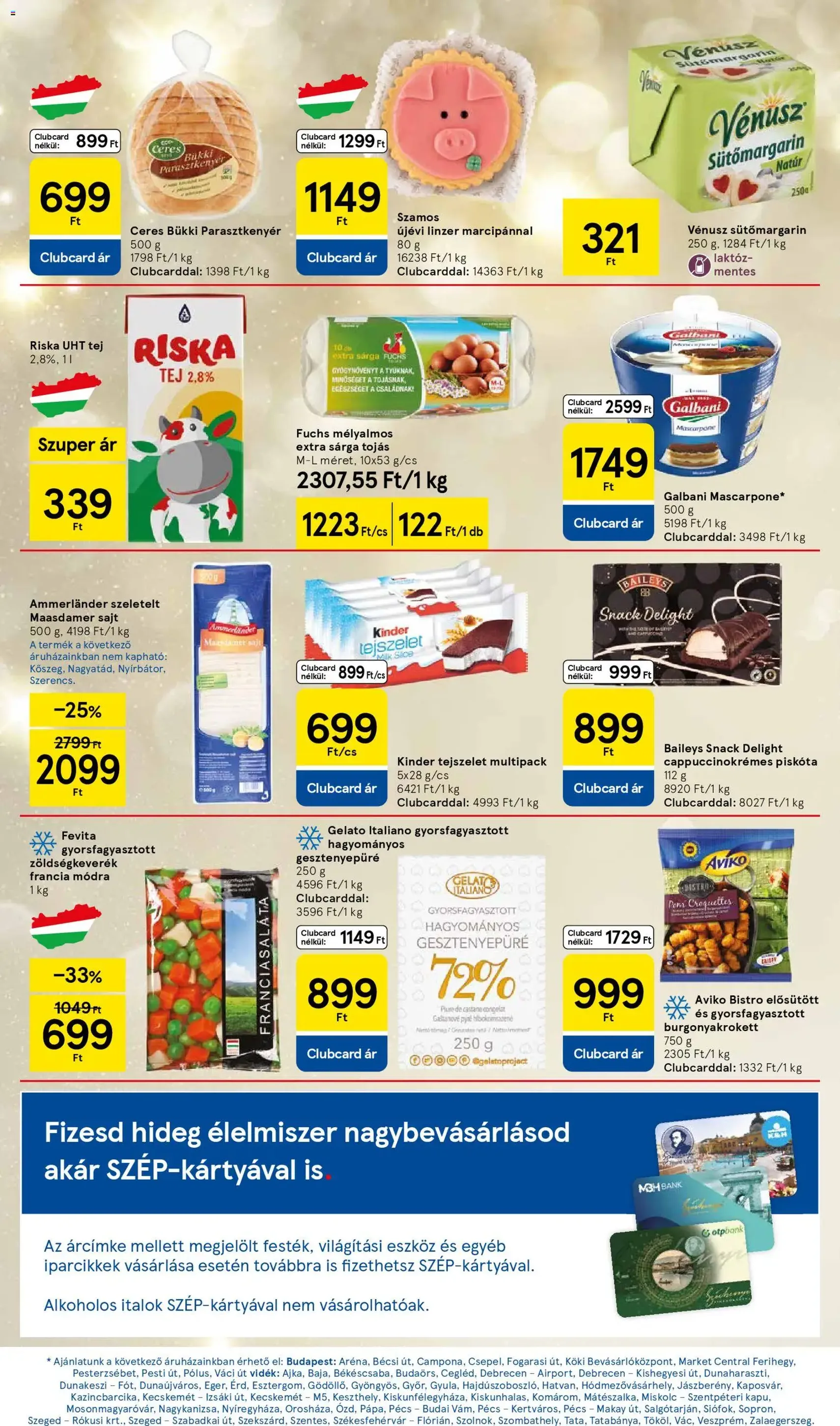 Tesco Hipermarket - Akciós újság - 2025.12.18. érvényes szórólap 4 oldal 34 oldalból