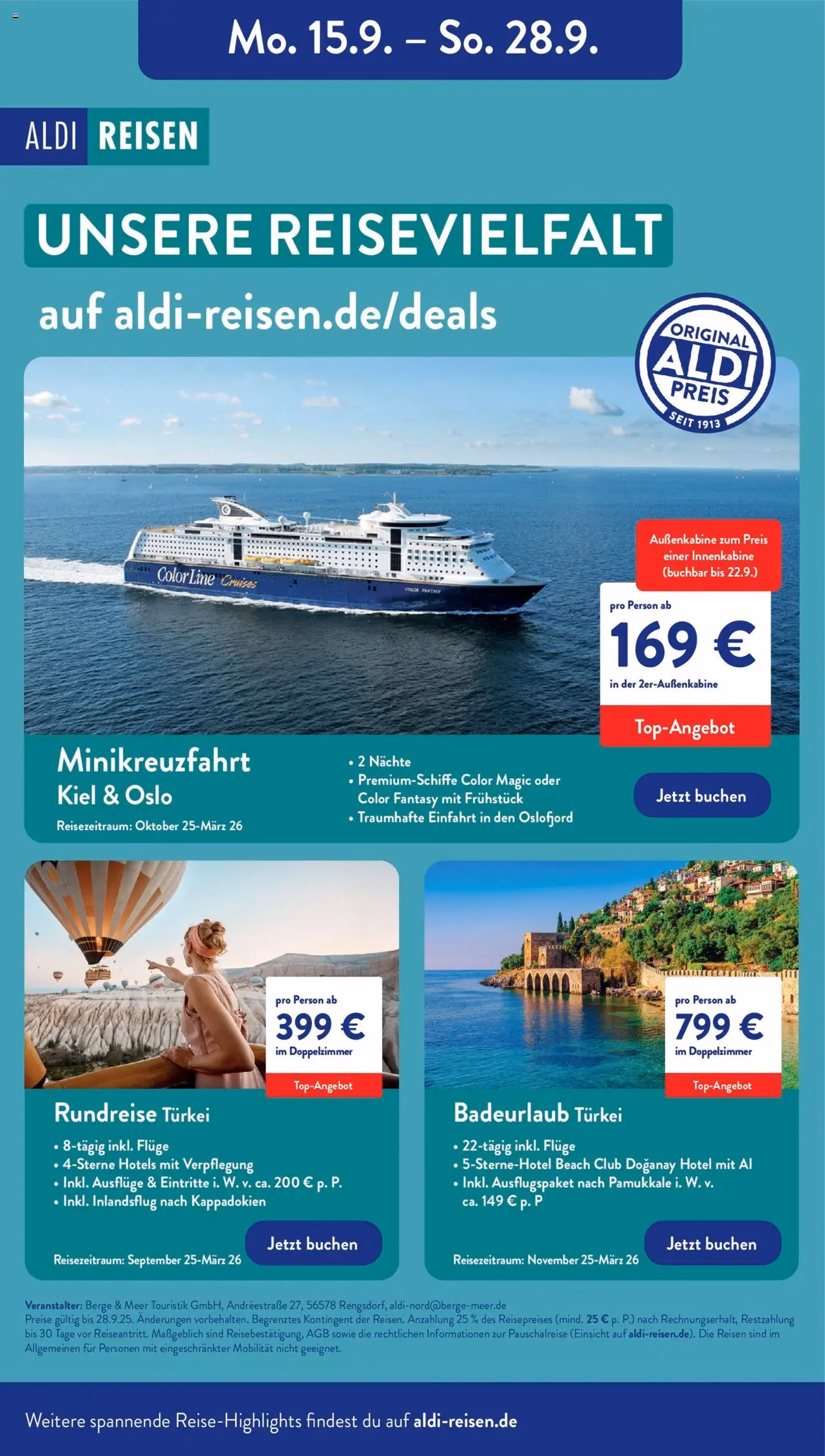 Aldi Prospekt - Gültiger Prospekt ab 15.09.2025, Seite 39 von insgesamt 41