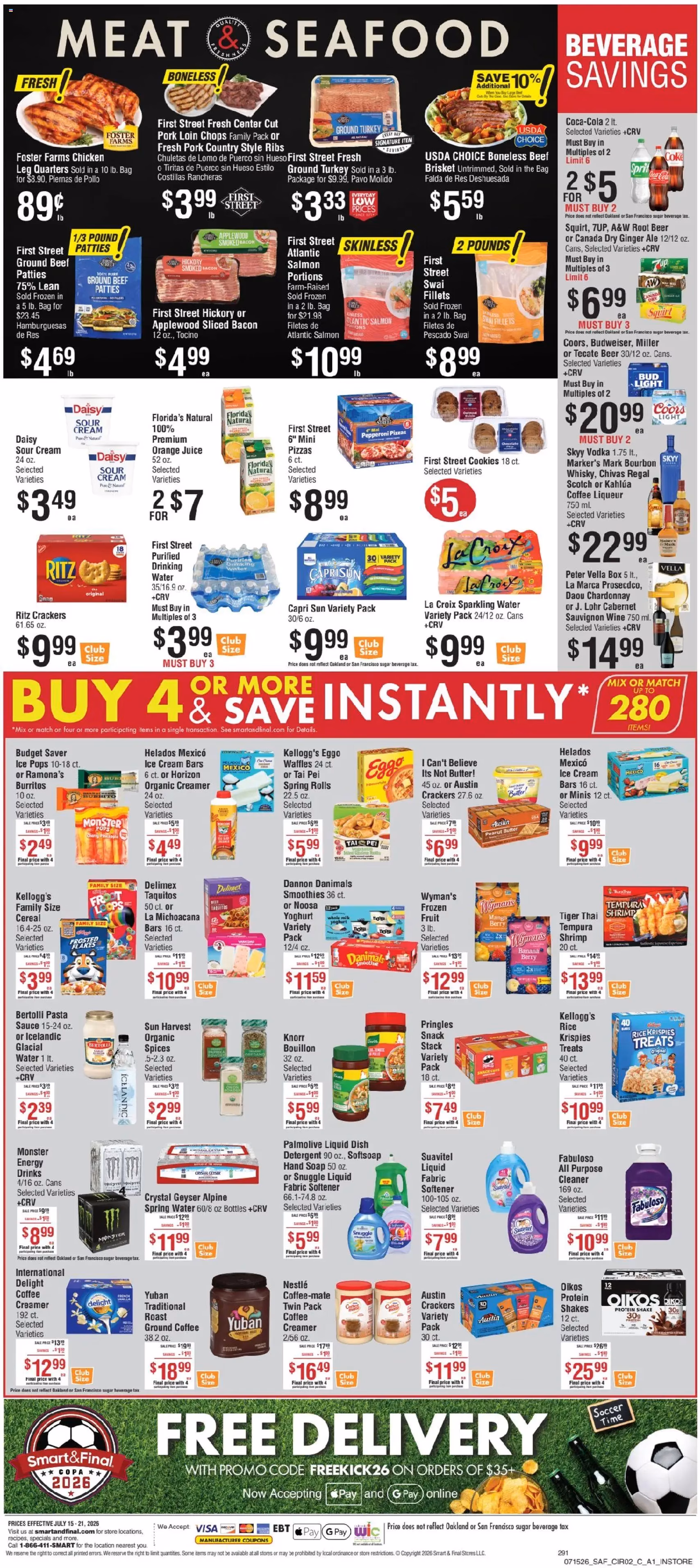 Smart & Final Weekly Ad - valid flyer from 07/15/2026, page 3 of 3