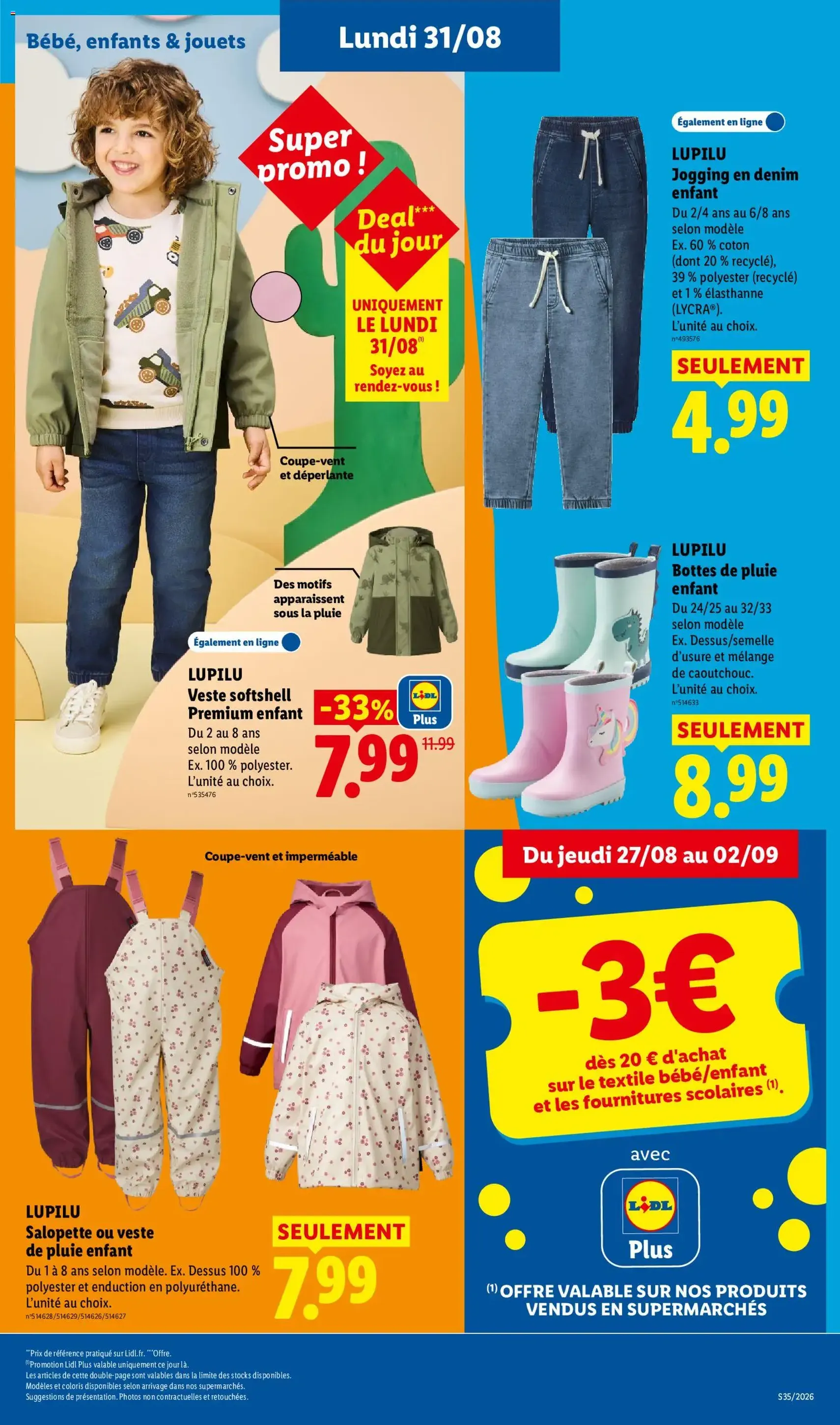 LIDL catalogue - brochure valable à partir du 27/08/2026, page 57 sur 61