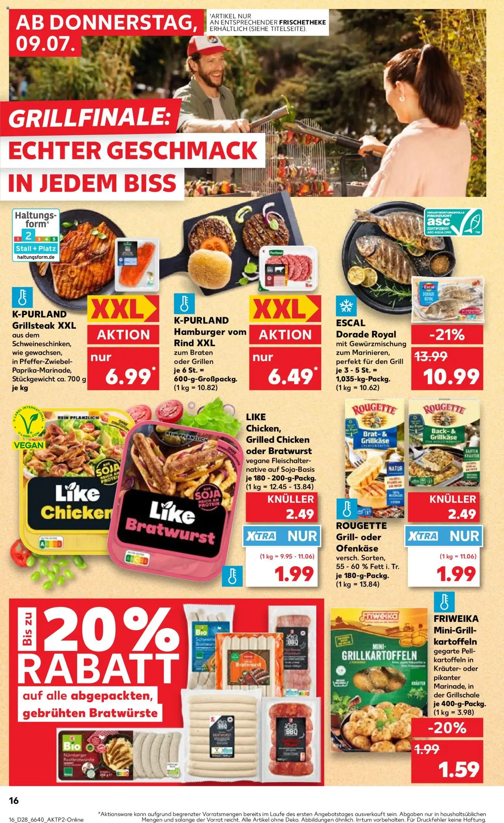 Kaufland Prospekt - Gültiger Prospekt ab 09.07.2026, Seite 16 von insgesamt 52