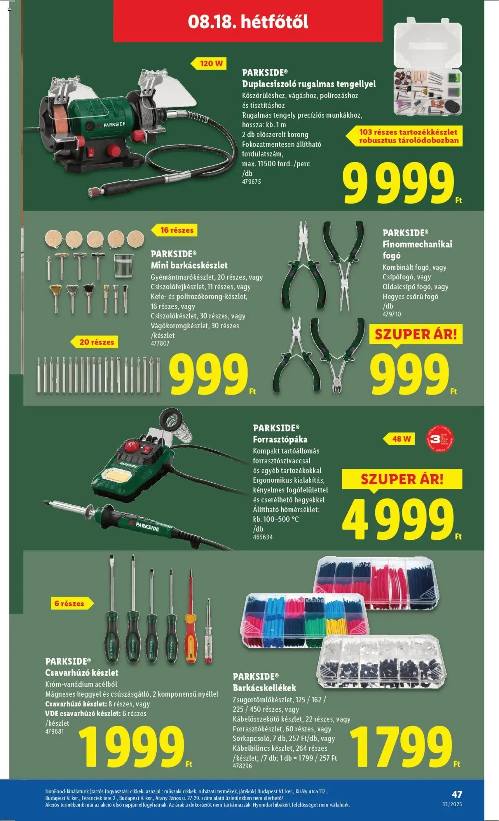 Lidl Akciós újság - 2025.08.14. érvényes szórólap 47 oldal 64 oldalból
