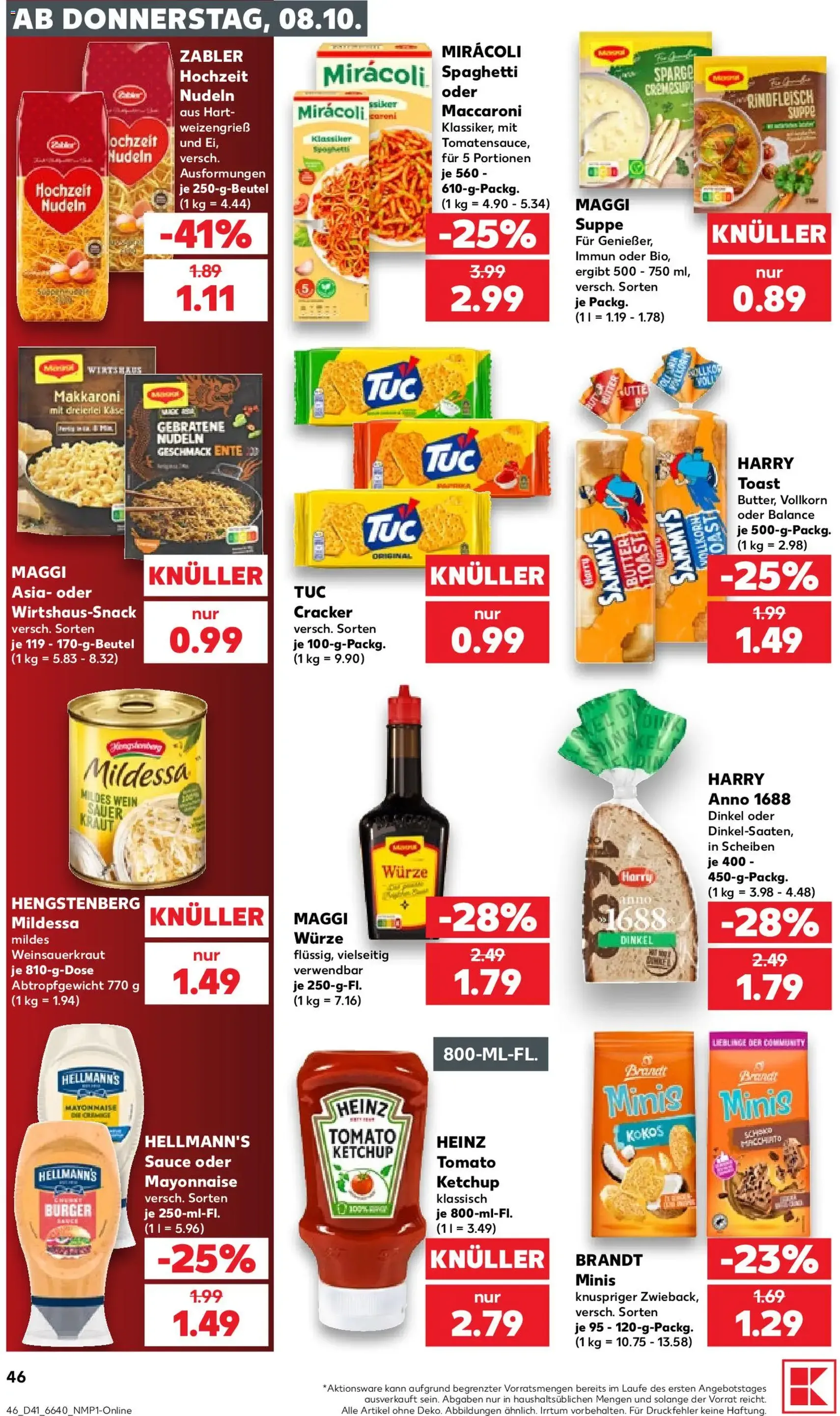 Kaufland Prospekt - Gültiger Prospekt ab 08.10.2026, Seite 46 von insgesamt 70