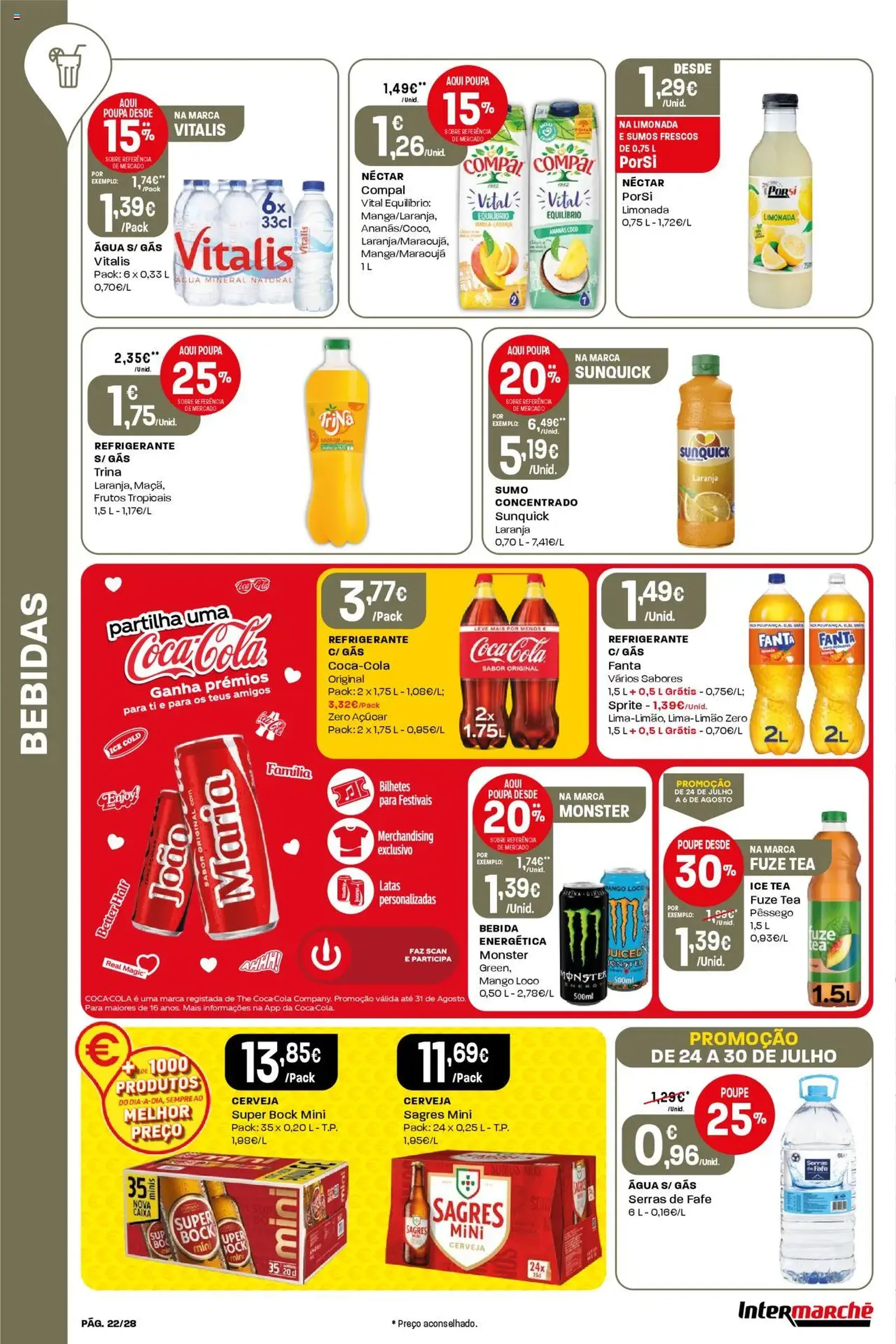 Intermarché folheto - folheto válido a partir de 24/07/2025 página 22 de 28 Intermarché folheto - folheto válido a partir de 24/07/2025 página 22 de 28