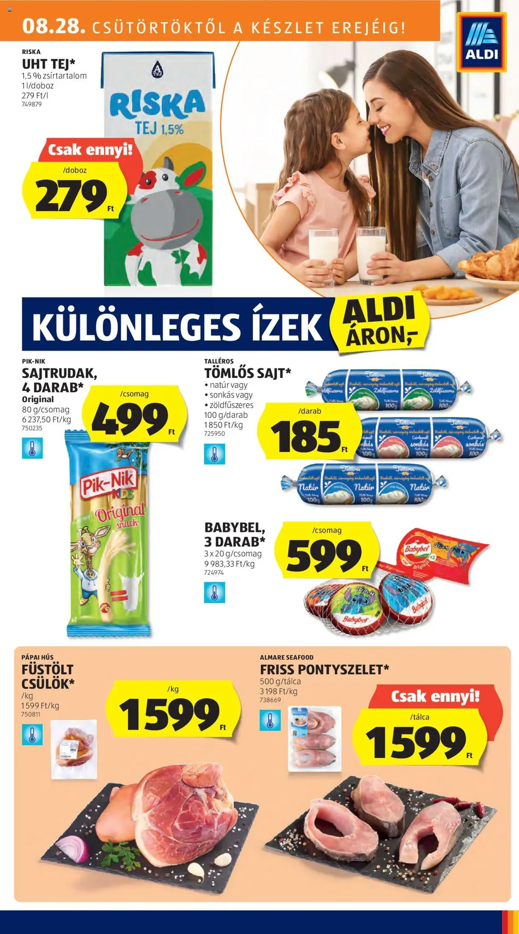 Aldi Akciós újság - 2025.08.28. érvényes szórólap 13 oldal 44 oldalból Aldi Akciós újság - 2025.08.28. érvényes szórólap 13 oldal 44 oldalból